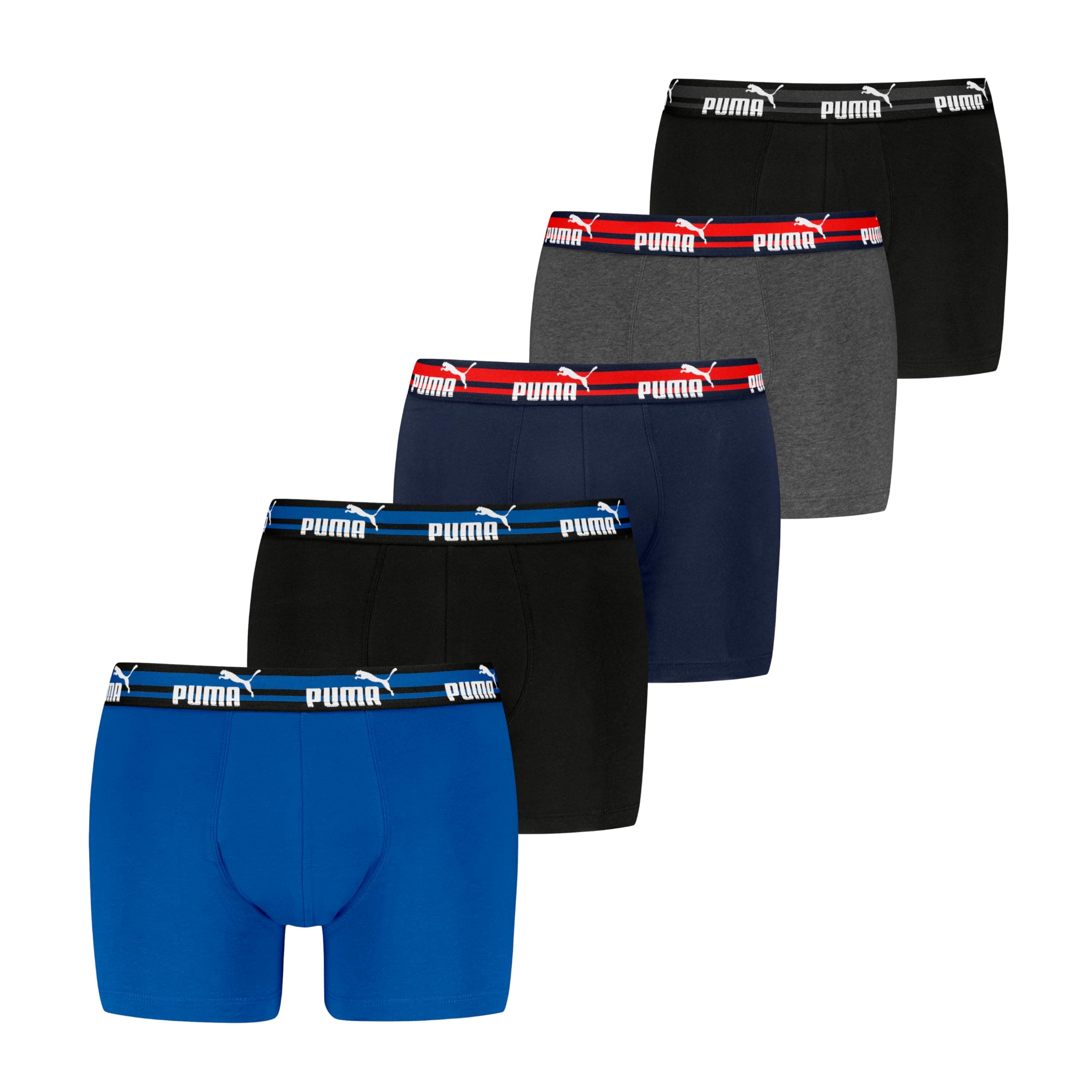 Puma Men Bold Logo Boxer Hombre (Pack de 5)