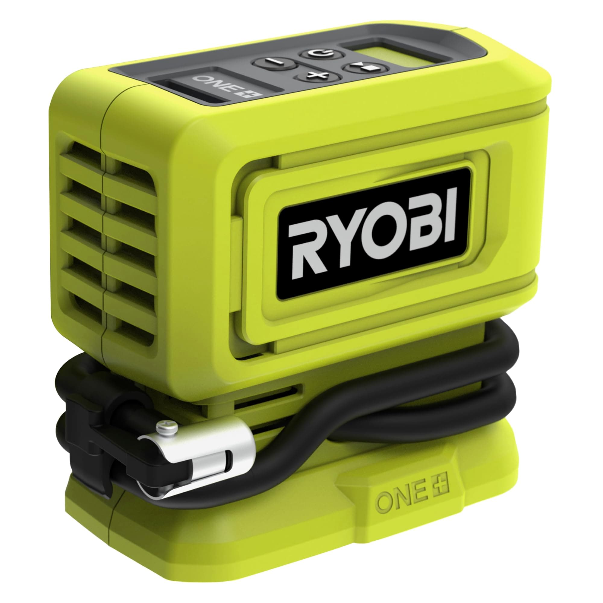 RYOBI - Gonfleur Compresseur 18V ONE+ - RPI18-0 - Haute Pression 11 Bars, Basse Pression, Digital