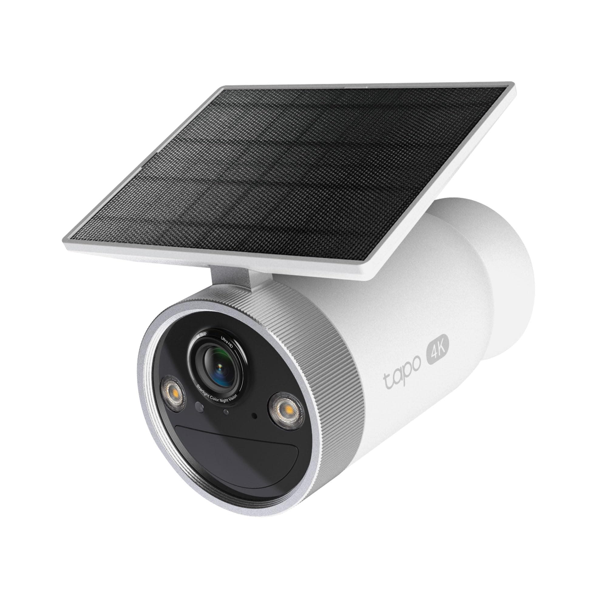 Tapo C465 4K Outdoor Security Camera with Integrated Solar Panel, Rechargeable Battery, AI Detection Person/Pet/Vehicle, Dual Band Wi-Fi, IP65, Compatible Alexa/Google