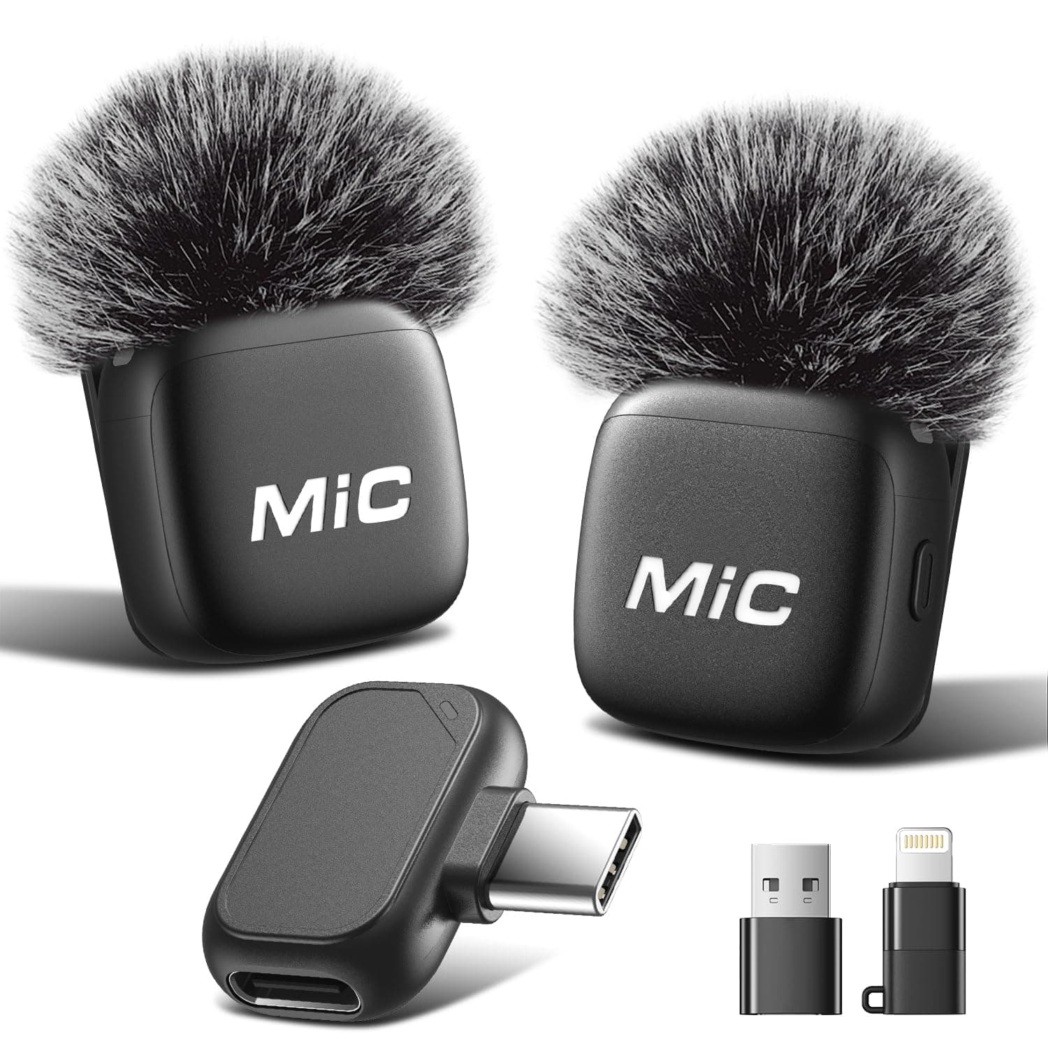 WARM BOX Micro Cravate sans Fil – Plug & Play,Parfait pour TikTok & Vlogs | Micro Cravate 10g,Fixation Magnétique,Réduction De Bruit,30M Portée,Sac de Rangement Inclus.Compatible iPhone/Android/PC