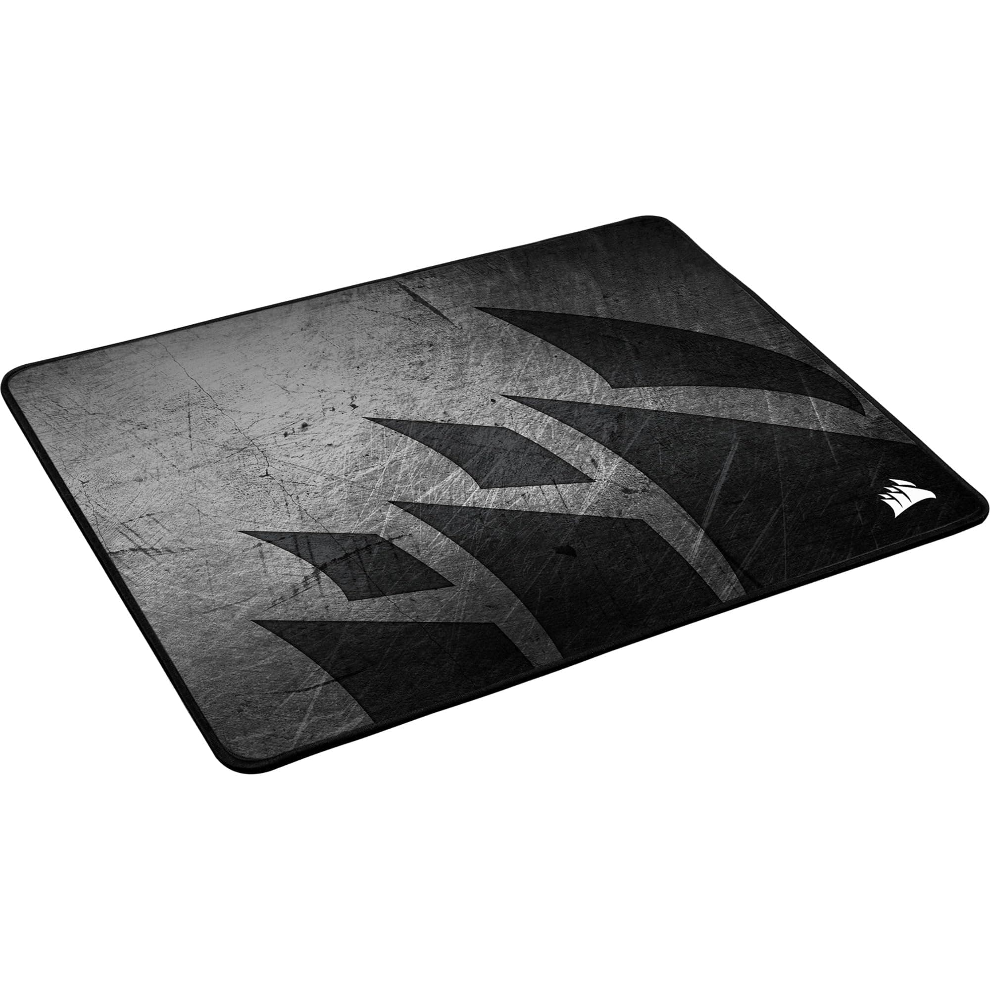 Corsair MM300 PRO Spritzwassergeschütztes Premium-Gaming-Mauspad aus Stoff (Fläche 36 × 30 cm, Mikrofasergewebe, 3mm Starke Weiche Gummikonstruktion, Rutschfesten Gummiunterseite) Medium, Schwarz/Grau, CH-9413631-WW