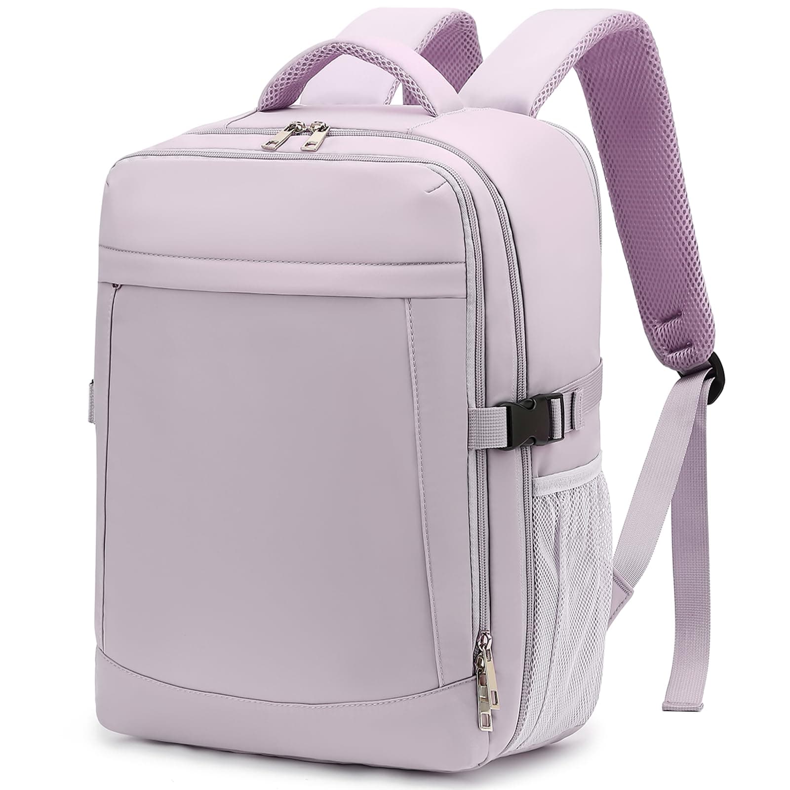 Yankony Mochila 40x30x20 para Ryanair 24L Mochila Viaje Cabina Avion 40x20x30 para Vueling con Bolsillo Antirrobo Travel Backpack Hombre Mujer, Morado
