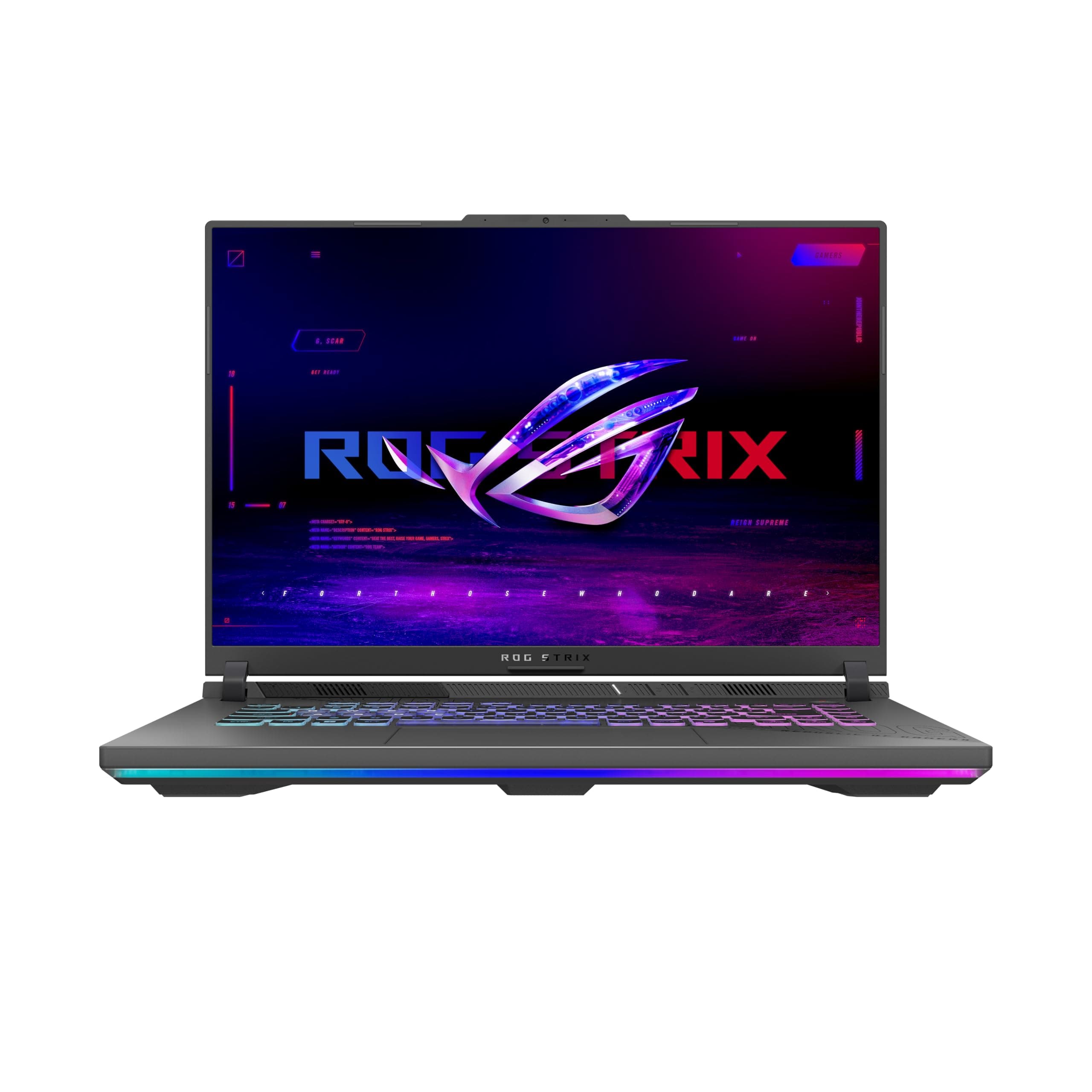 ASUS ROG Strix G16 (2025) con NVIDIA GeForce RTX 5070 Ti 12GB, Display da 16" a 165Hz, processore AMD Ryzen™ 9 8940HX, 32GB di RAM, 2TB SSD, Win 11 Home, Grigio, Layout ITA