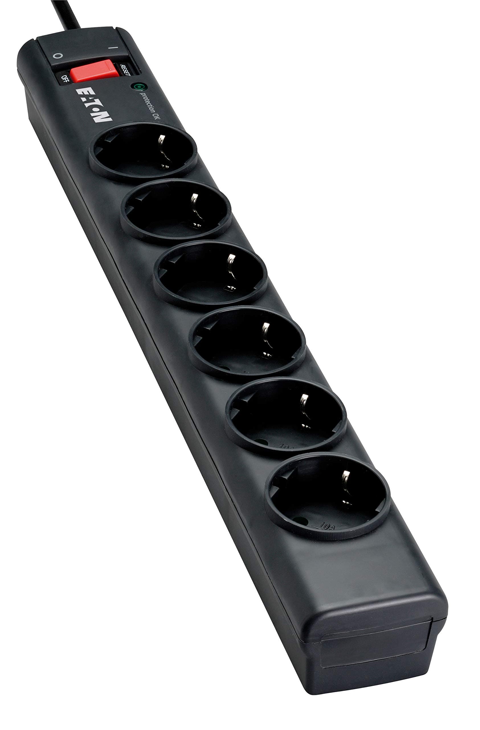 Eaton Multiprise/Parafoudre - Eaton Protection Strip 6 FR - 6 Prises FR - Noir (PS6F)