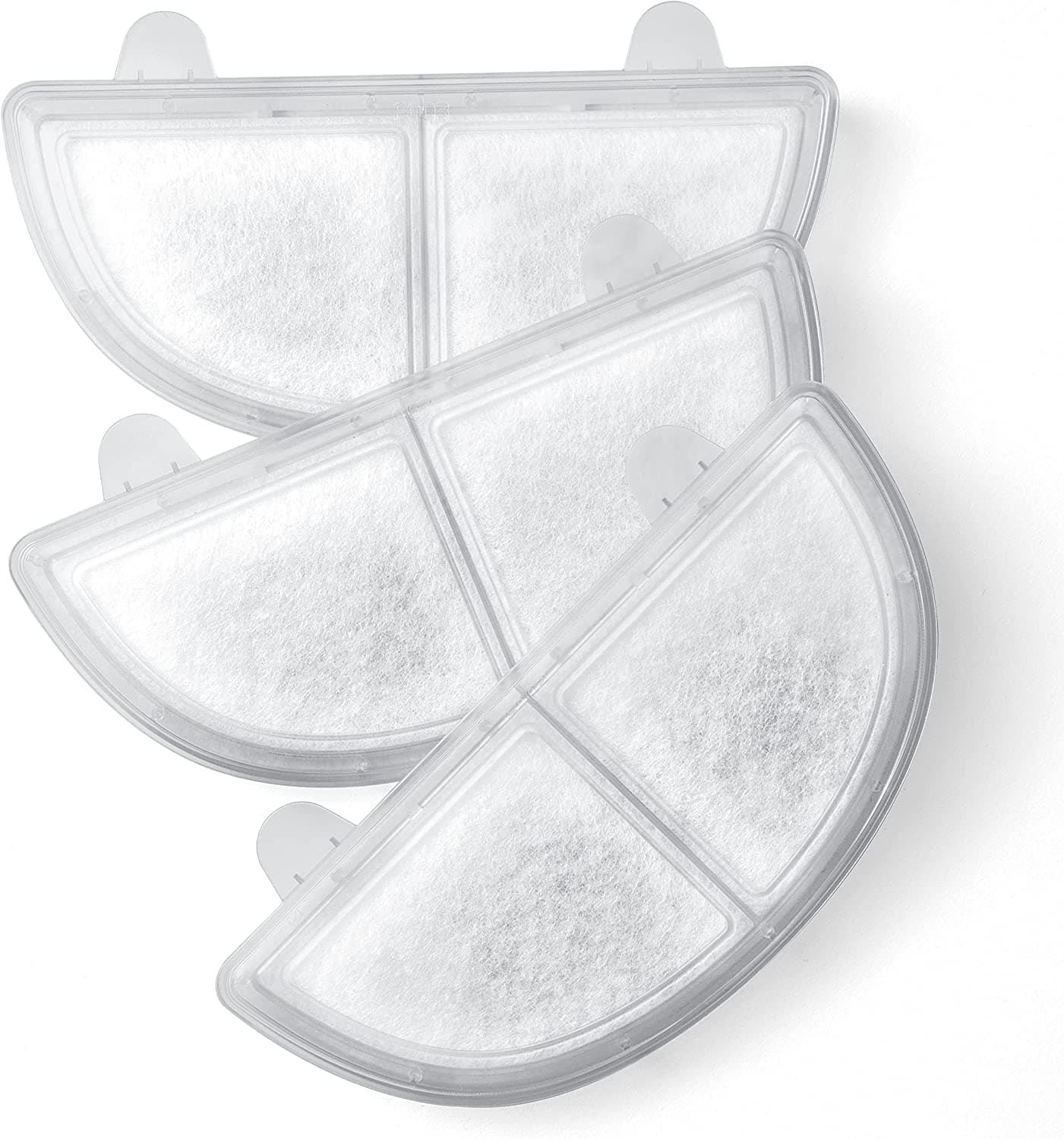 HomeRunPet Filtri per Fontana, 3 Pezzi, Filtro di Ricambio per Fontana per Cani e Gatti, Bianco