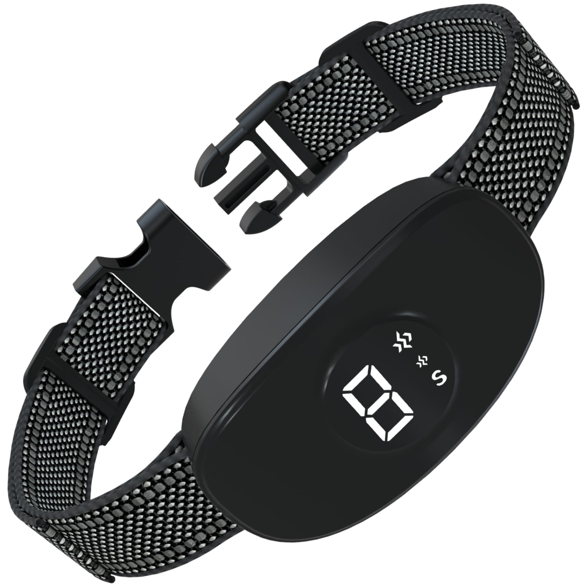 Meloive Collier Anti Aboiement Chien, Conformes à La Nouvelle Loi 2025 - Détection Intelligente des Aboiements, 4 Modes Son/Vibration/Forte Vibration, Rechargeable pour Petit et Gros Chien, Noir