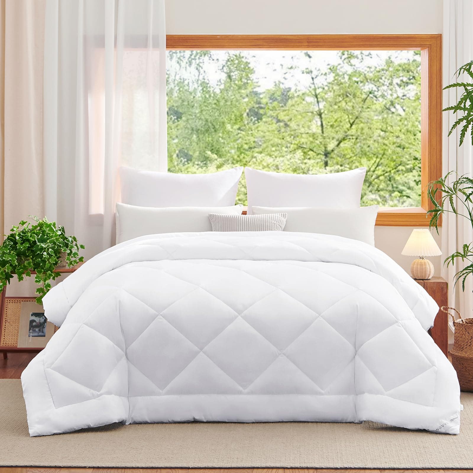 WAVVE Edredon Cama 180 Edredón de Fibra 300gr/m², Ligero, Suave, Transpirable (260x240 cm)