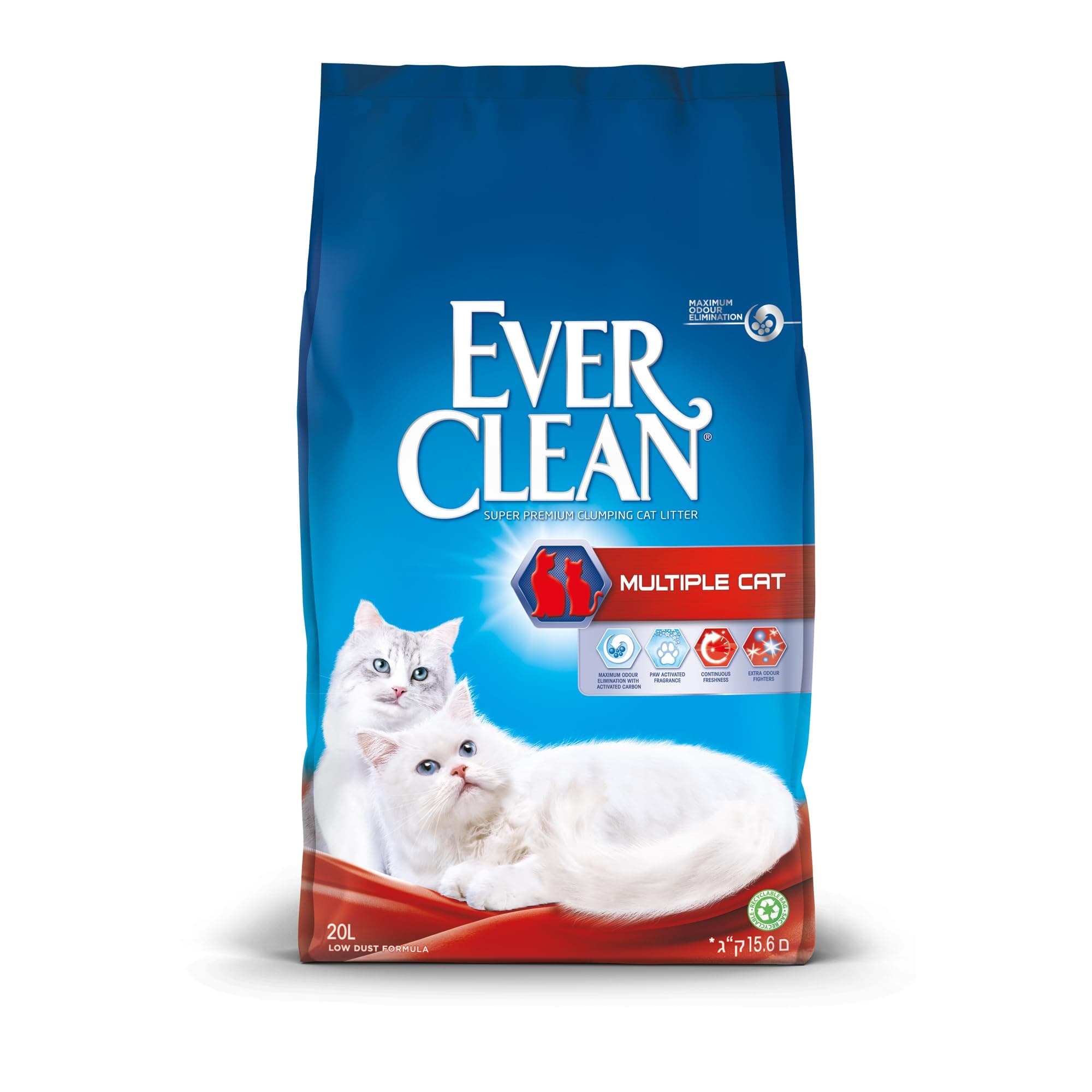 Ever Clean lettiera per gatti profumata Multiple Cat 20 litri