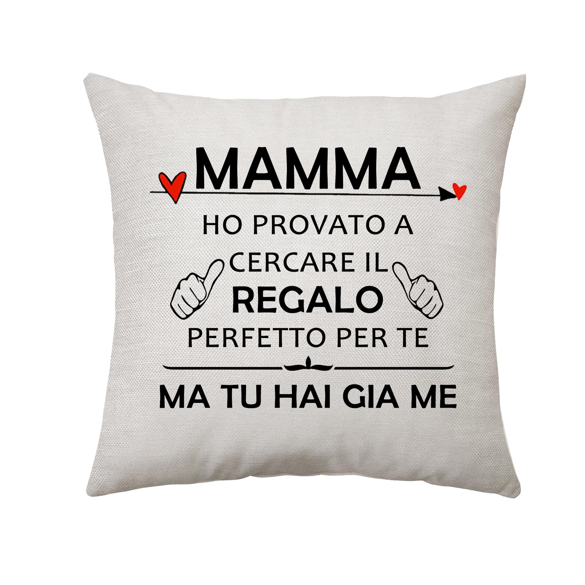 Aconesong Copricuscino Regalo per la Mamma - Regali da Figlia Figlio per Compleanno, Festa della Mamma, Natale