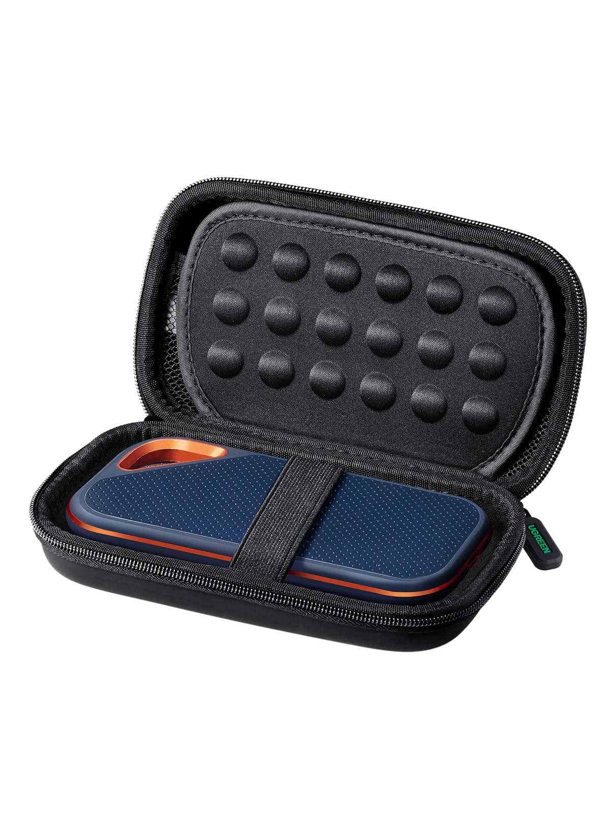 UGREEN Festplattentasche kompatible mit SanDisk SSD und Externe 2,5" HDD, Elektronische Aufbewahrungstasche Case für Kabel, Powerbank, USB-Sticks etc.