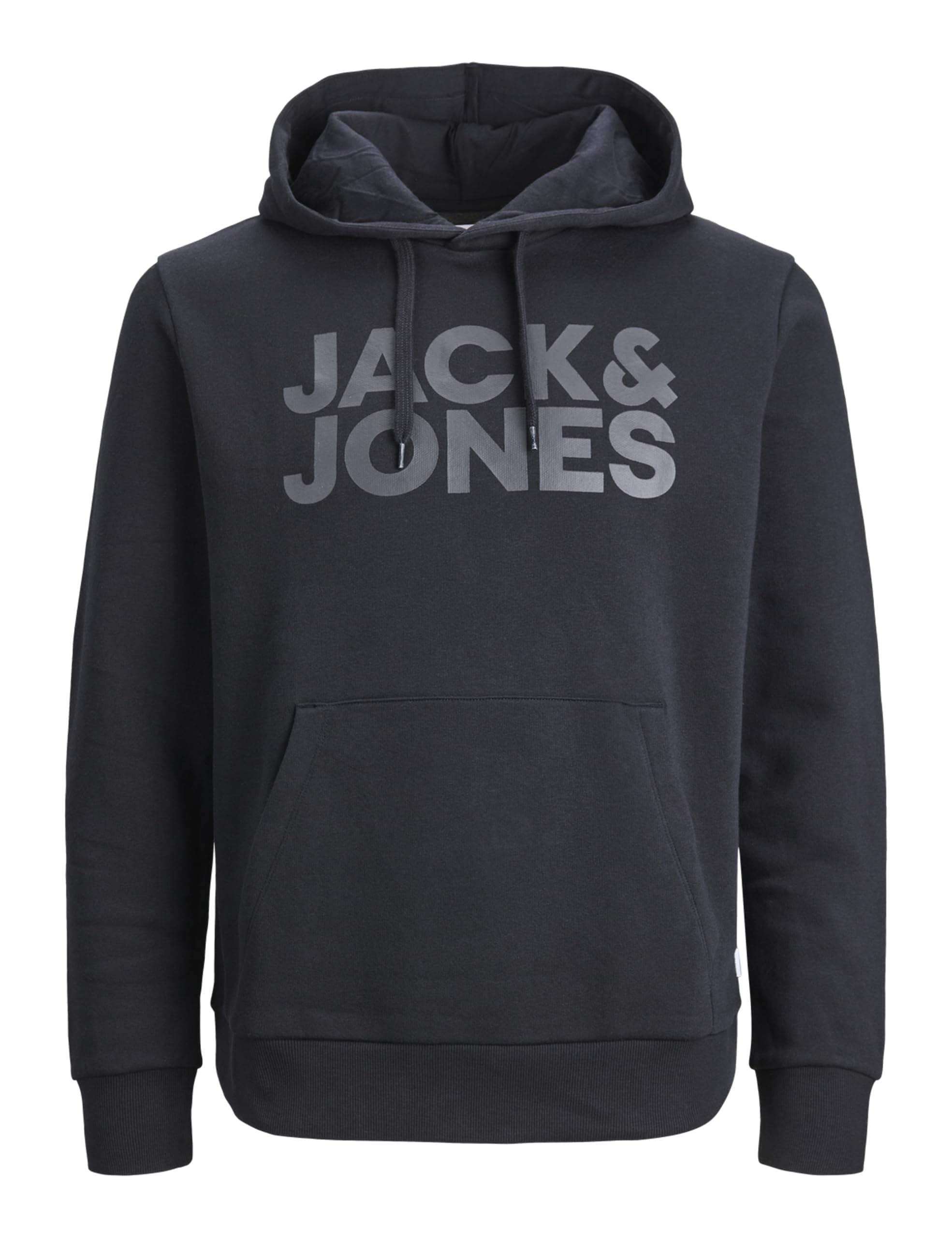 JACK & JONES Hoodie Herren Regular Fit JJEADRIAN Kapuzenpullover Pullover Sweater Print Schwarz Grau Grün Braun Beige Blau S M L XL XXL 3XL 4XL 5XL 6XL 7XL 8XL