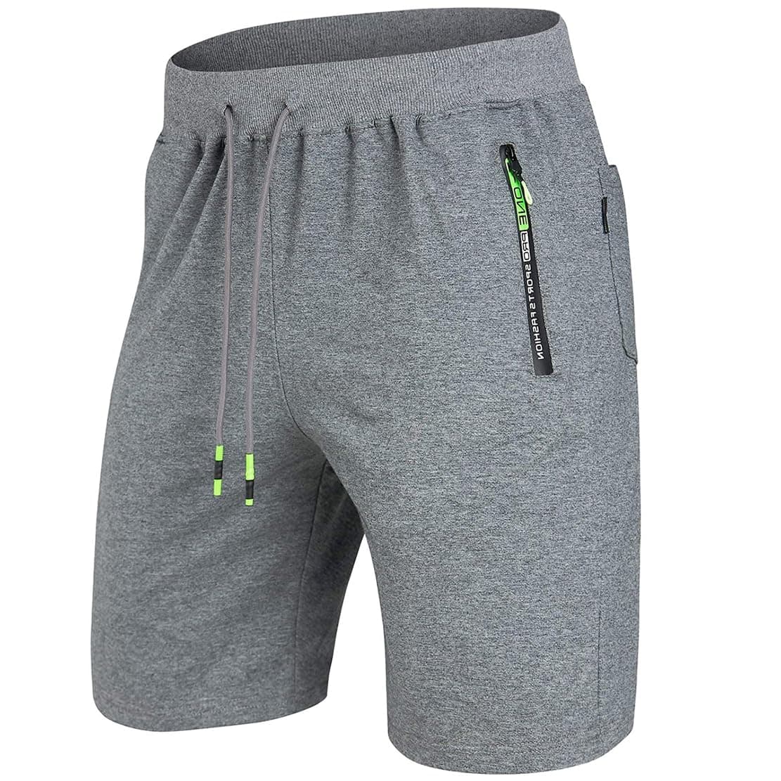 ZOXOZ Pantalones Cortos para Hombre Deporte con Cremallera Algodon Shorts