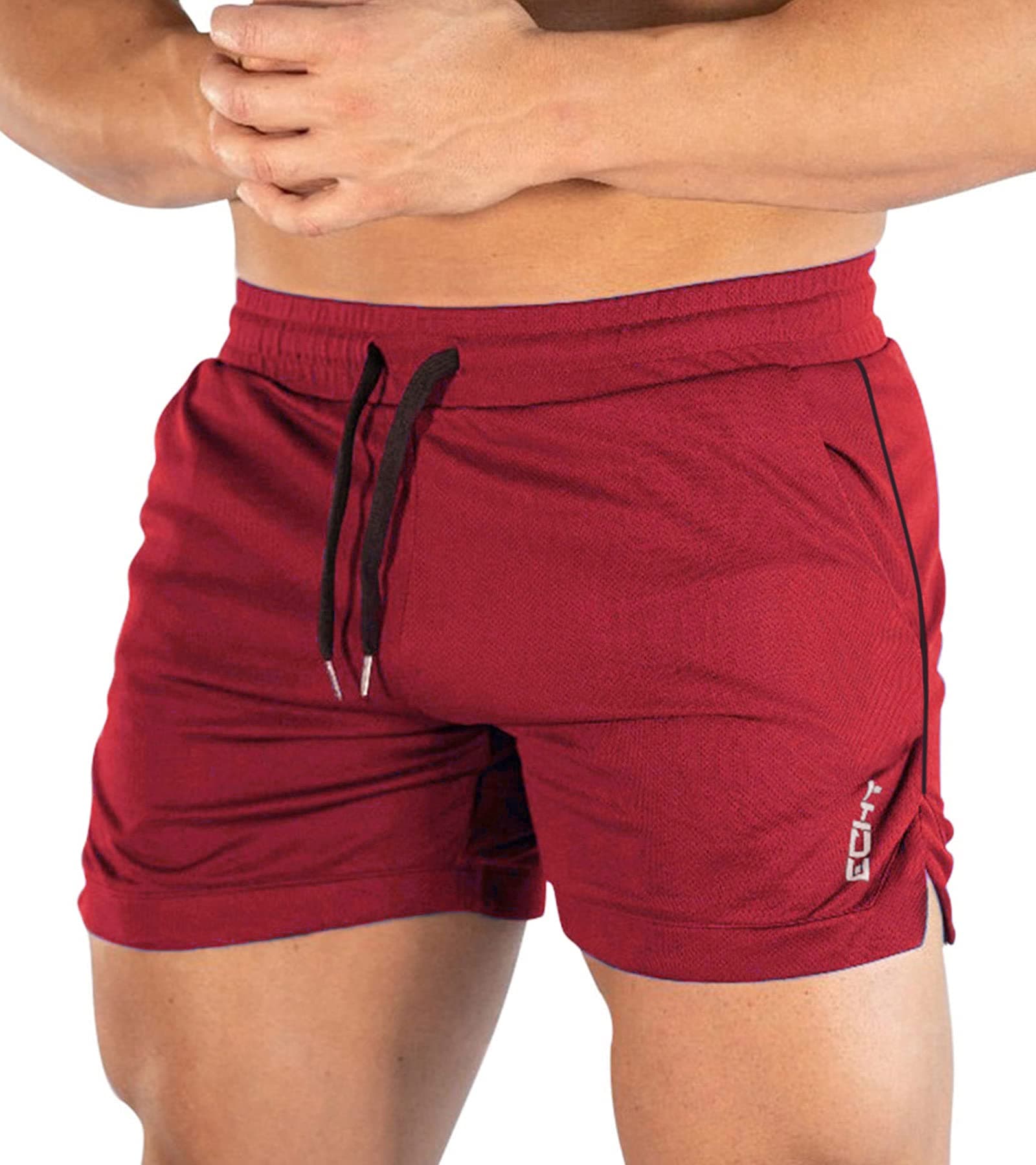 Superora Pantaloncini da Running Uomo 2 in 1 Pantalone Corto Sportivo Uomo Short Pantaloncini da Asciugatura Rapida Traspirante Outdoor