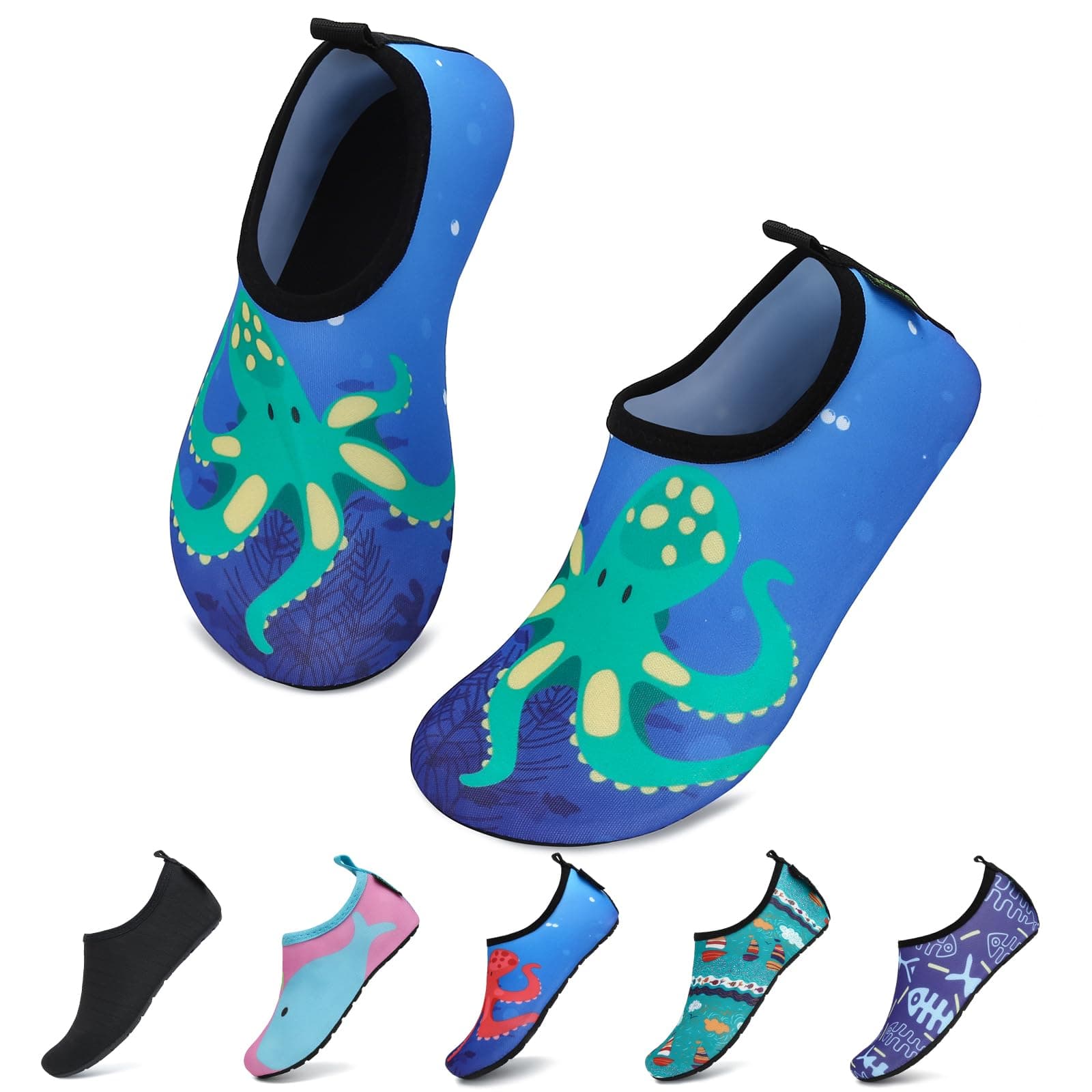 SAGUARO Kinder Badeschuhe Leicht Weich rutschfest Hausschuhe