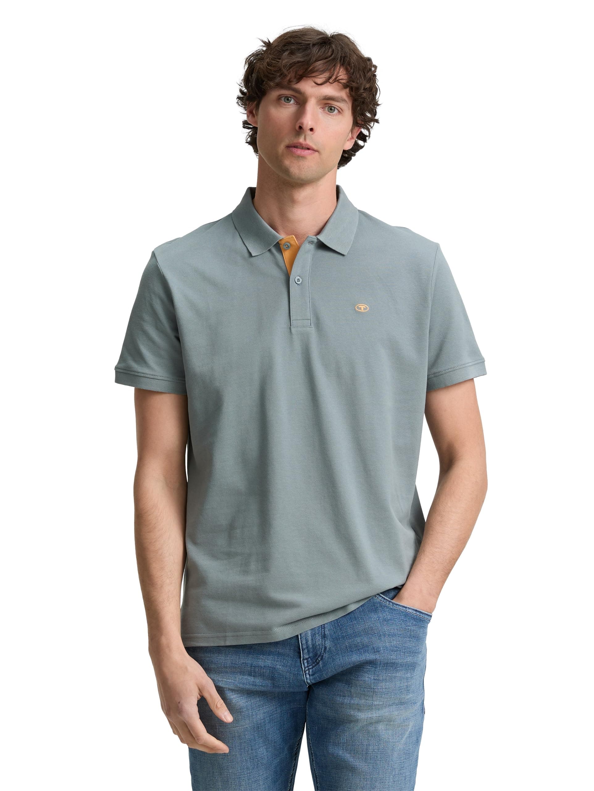 TOM TAILOR Herren Basic Piqué Poloshirt