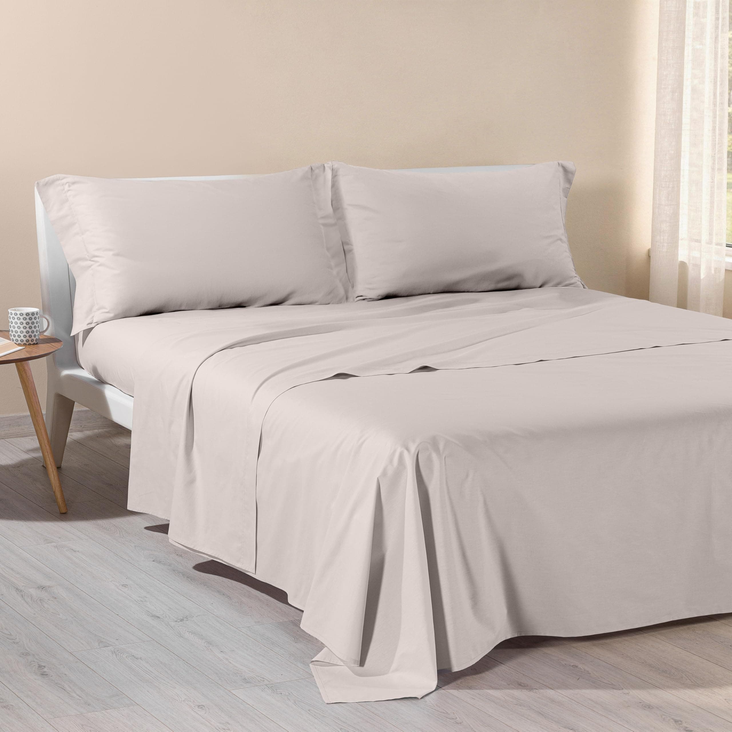 Caleffi - Lenzuola Matrimoniali Cotone 180x200 - Completo Lenzuola Matrimoniali Cotone con Angoli - Morbido, Traspirante e Ipoallergenico - Colore Vivo - Certificato Oeko Tex