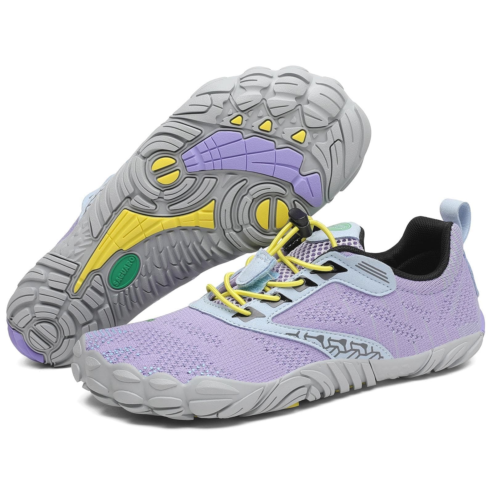 SAGUARO Unisex Barfußschuhe Damen Minimalistische Fitnessschuhe Herren Outdoor Wanderschuhe Traillaufschuhe Gr.36-48