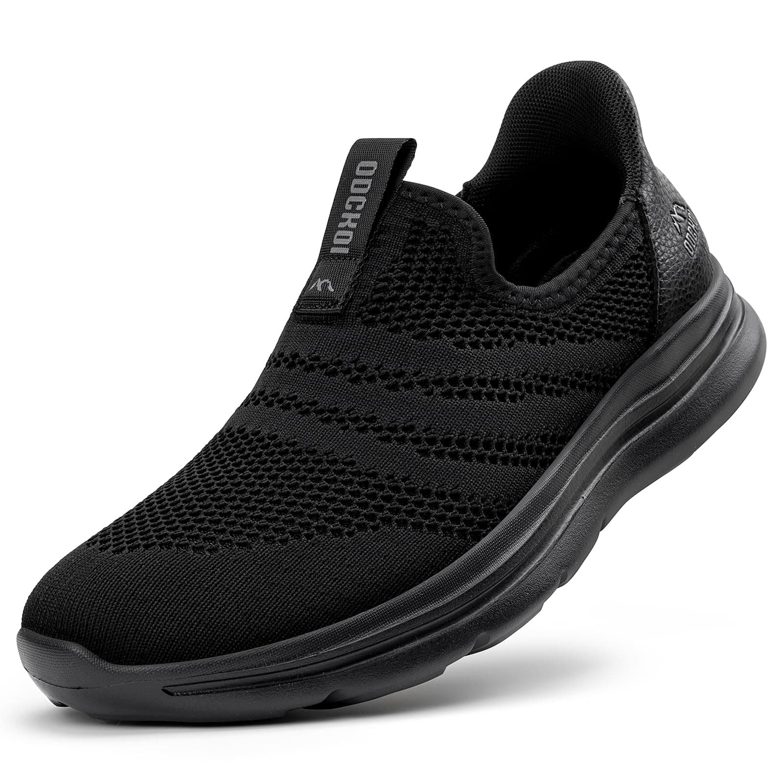 ODCKOI Baskets Slip-on Homme Respirantes - Légères et Confortables pour Ville, Randonnée, Course à Pied - Chaussures de Sport sans Lacets en Mesh Minimalistes