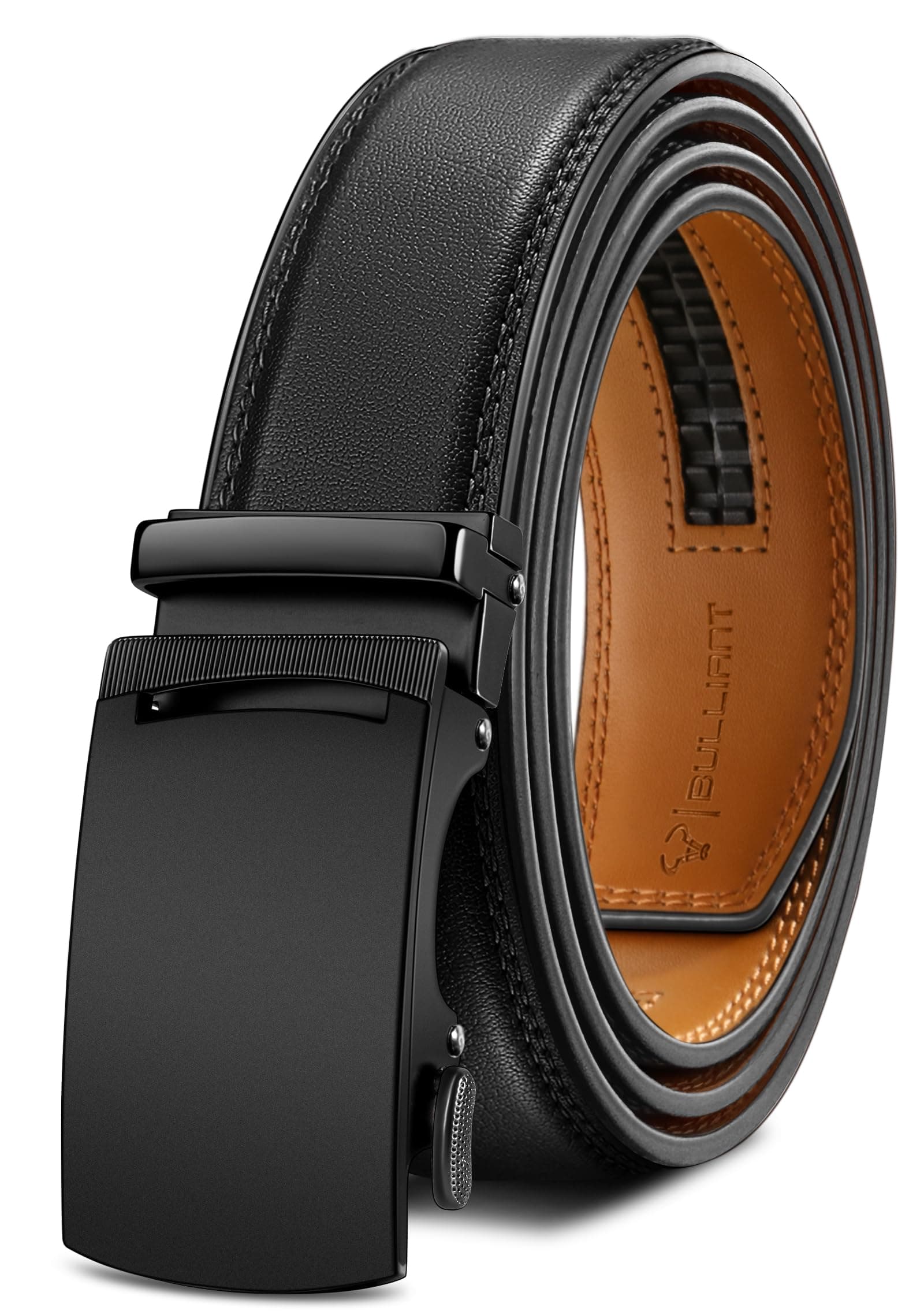 BULLIANT Cinturón Hombre Cuero Automática Cinturón De Hombre 35MM-Tamaño Ajustable