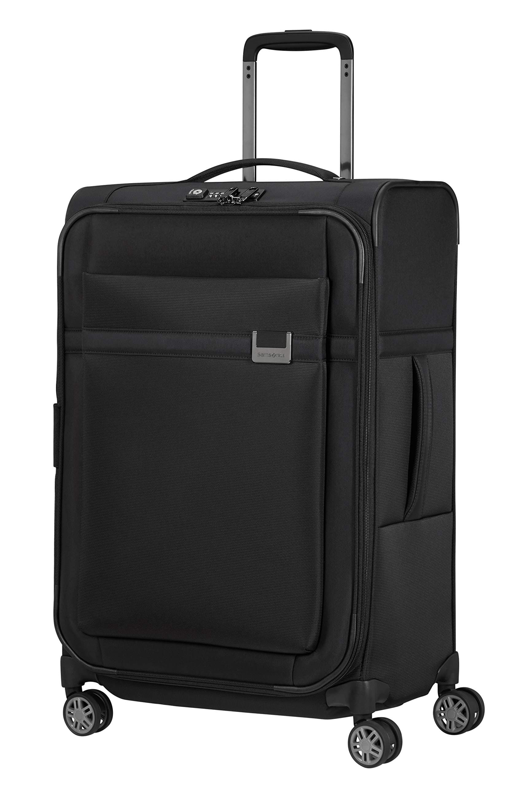 Samsonite Airea - Spinner M erweiterbar, Koffer, 67 cm, 73.5/81.5 L, Schwarz (Black)