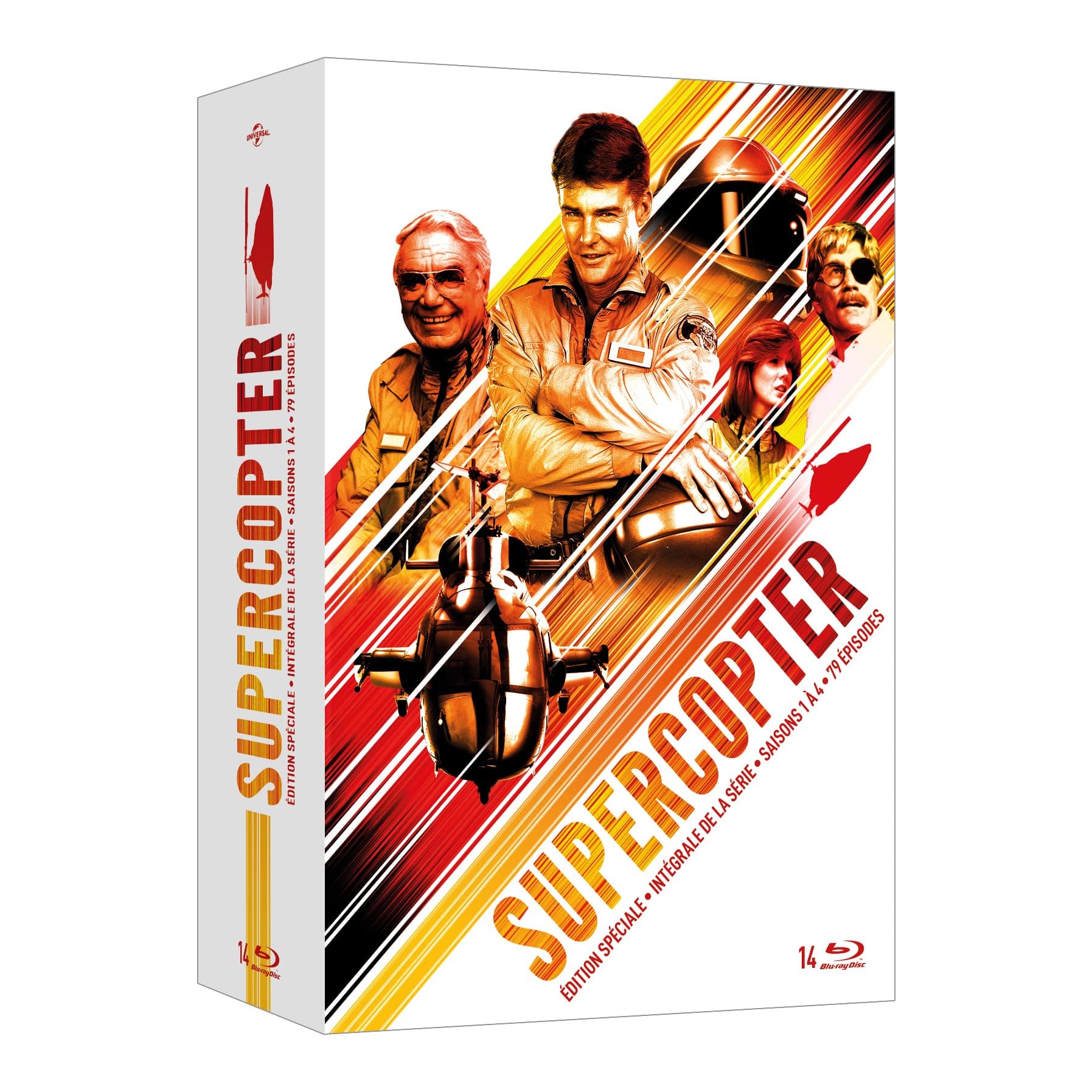 [Elephant Films] Edition officielle française - Supercopter - Intégrale - Saison 1 à 4 - Edition spéciale - Coffret 14 Blu-Ray