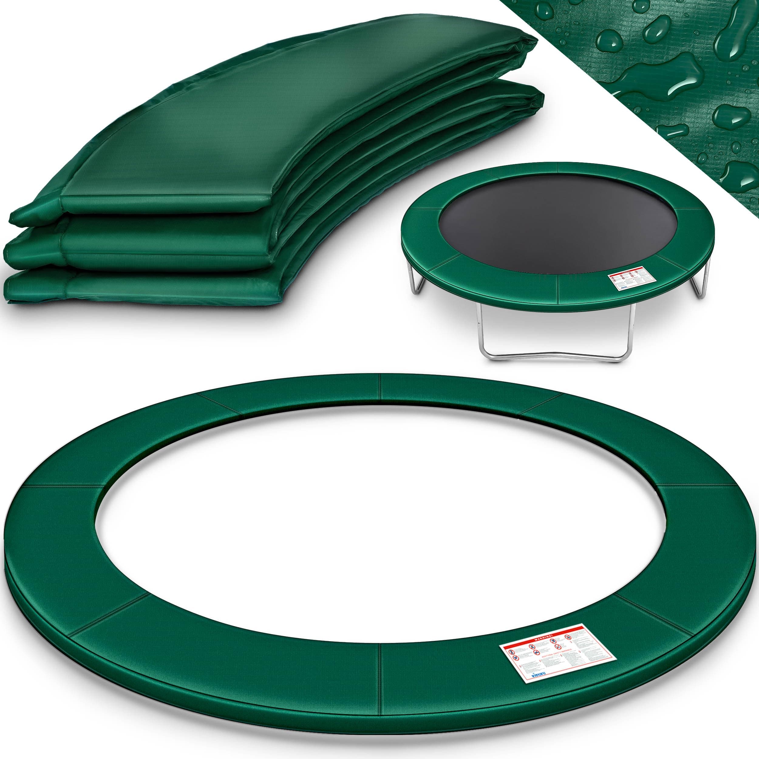 KIDUKU® Copertura Bordo Imbottitura Protettiva per Cornice Trampolino Bordo Protezione Elastico Giardino 244 305 366 427 cm