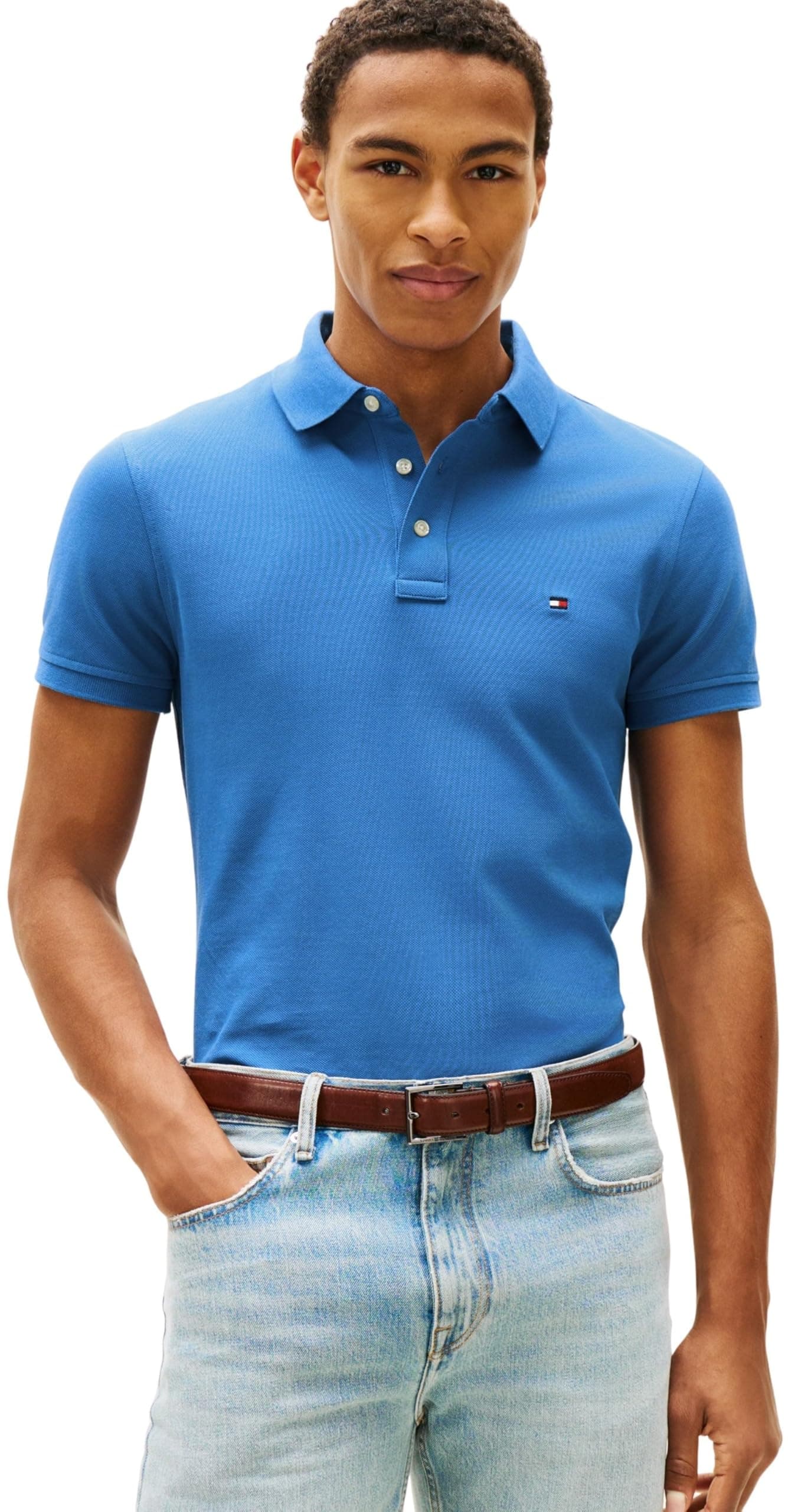 Tommy Hilfiger Polo de manga corta Hombre 1985 Slim Fit