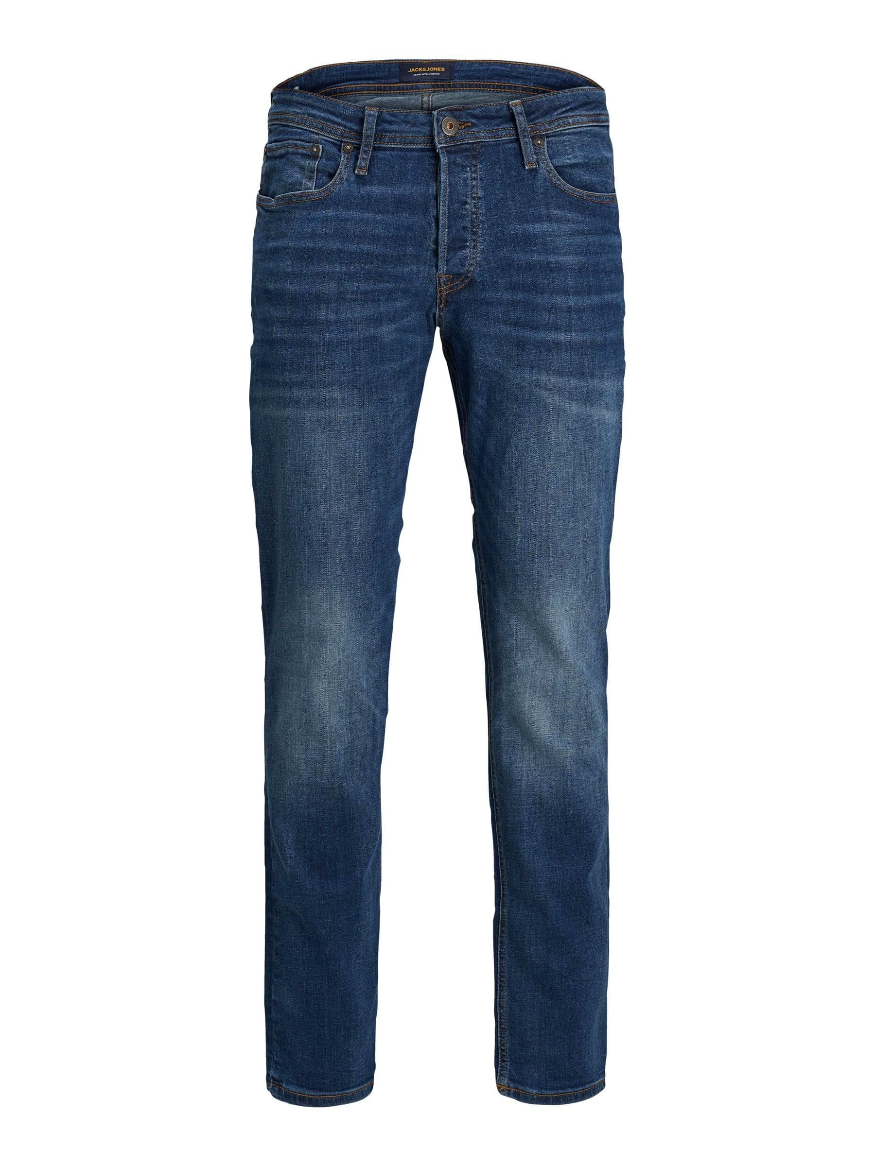 JACK & JONES Male Slim/Straight Fit Jeans Tim Original AGI 005