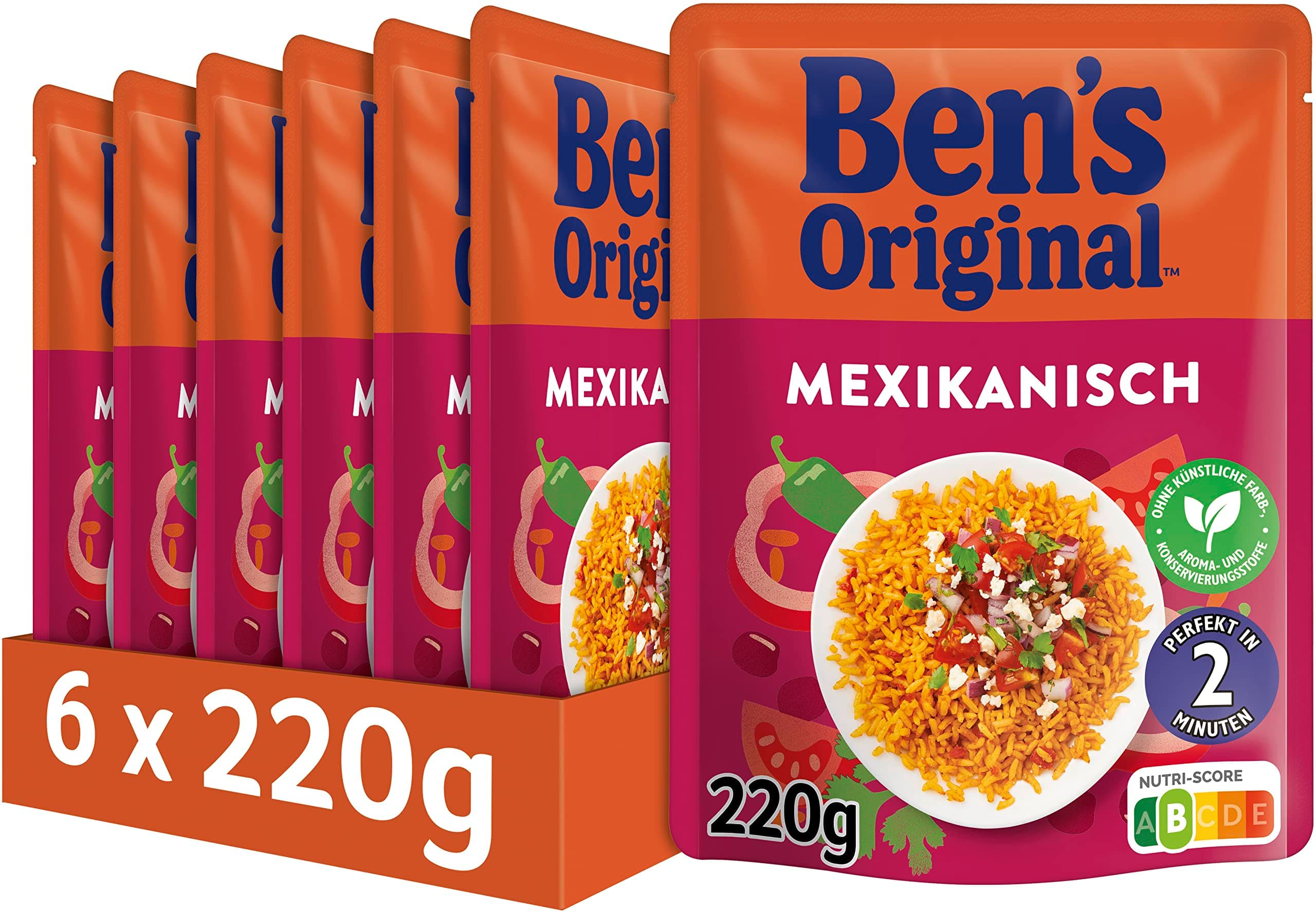 BEN'S ORIGINAL™ Express Reis Mexikanisch 6 x 220g
