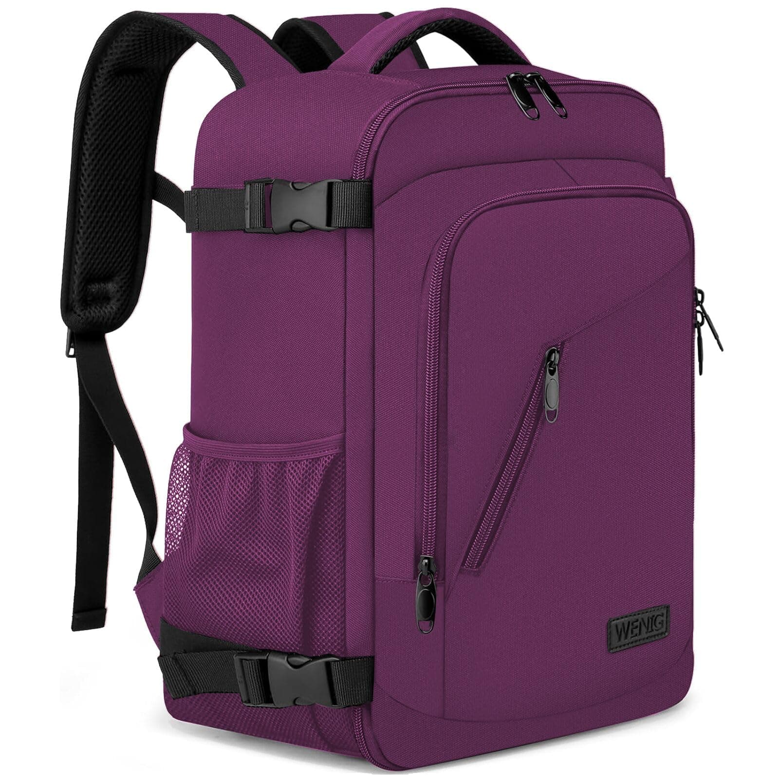 Mochila de Viaje Cabina Avion 40x20x25 para Ryanair Mochilas Maleta Cabina Ryanair Travel Backpack Equipaje de Mano Mochila Bolsa de Mujer Mochila Portatil con Puerto USB para Trabajo,Escuelas,Morado