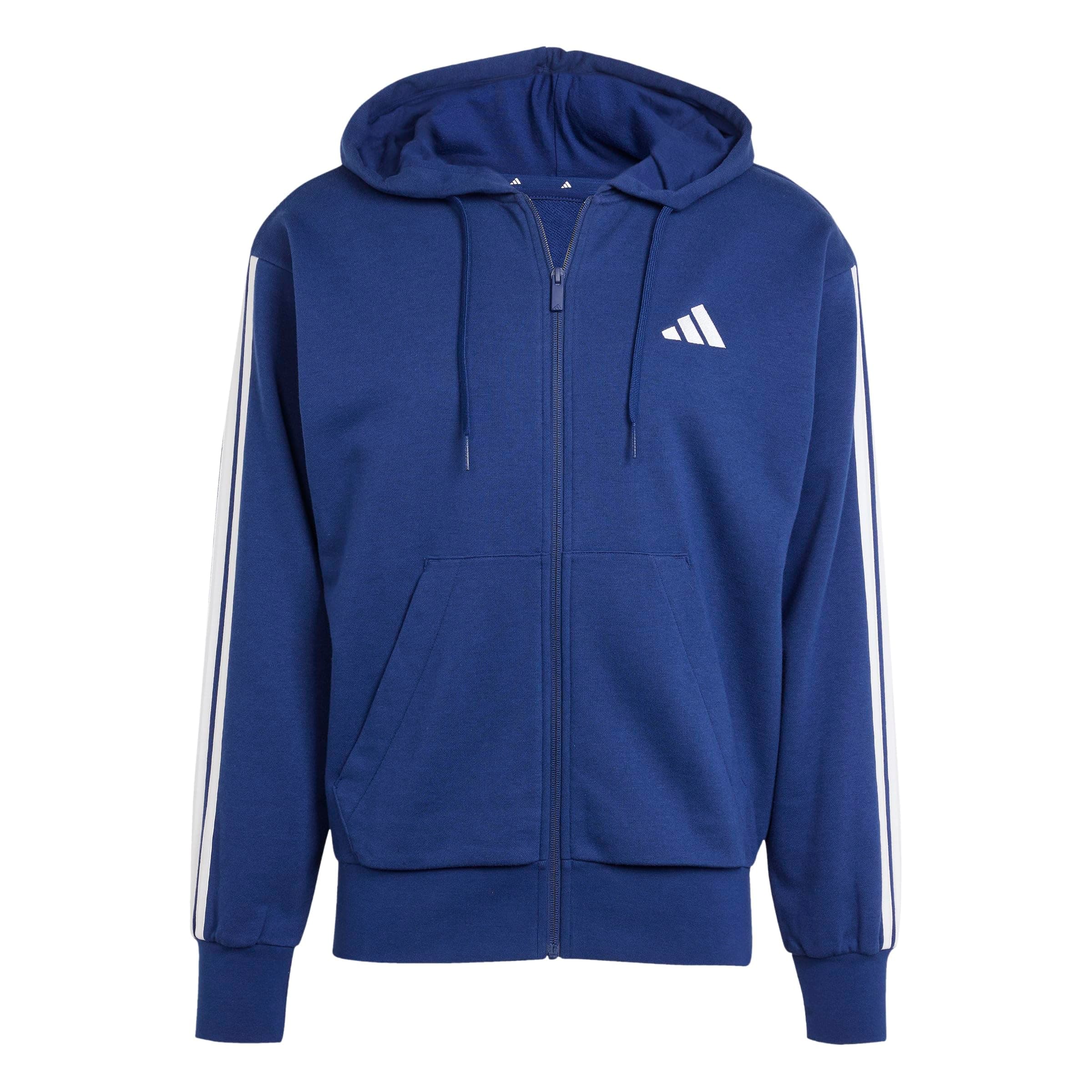 Adidas Herren Essential Three Stripes French Terry Fullzip Hoodie