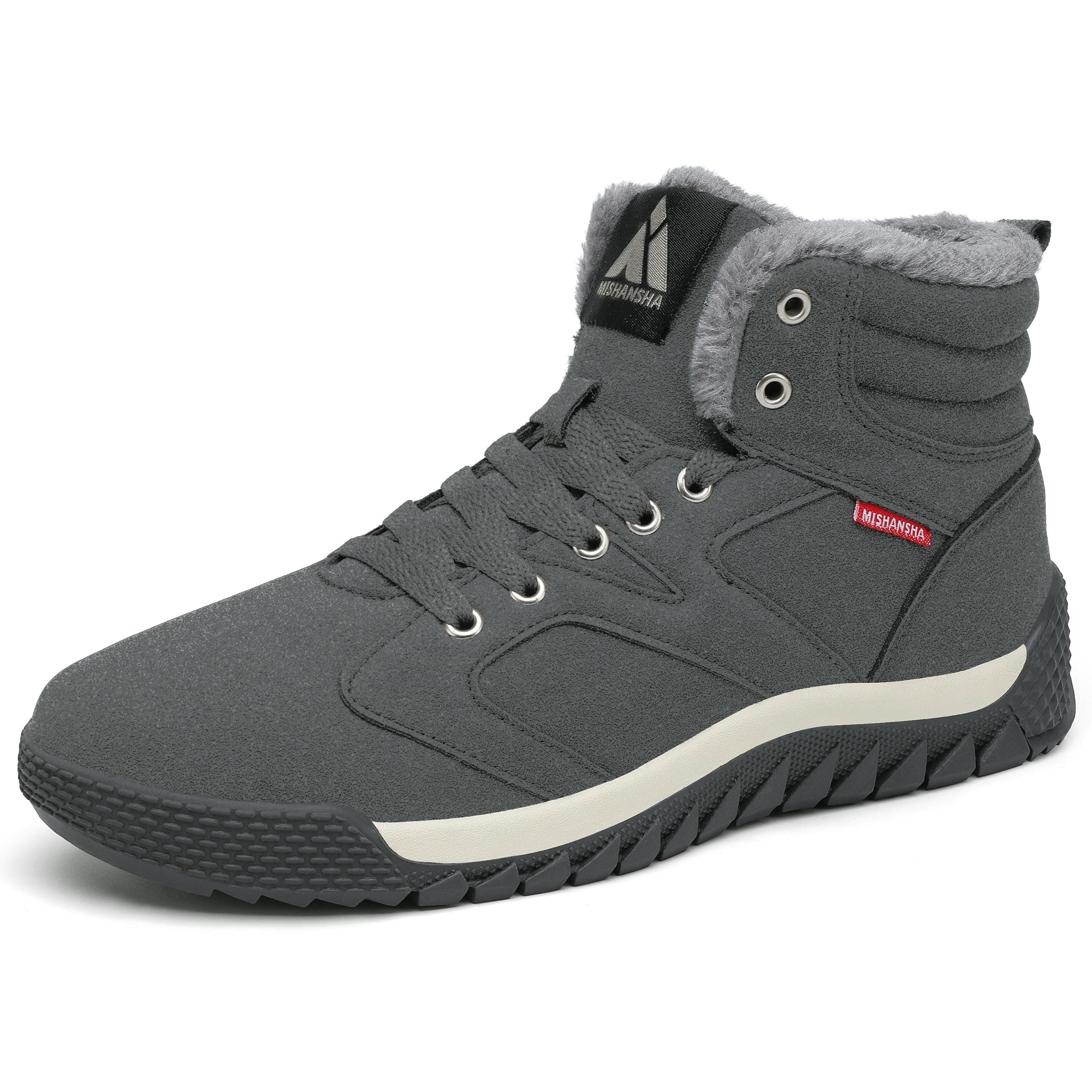 Mishansha Bottes de Hiver Homme Femme Chaud Antidérapant Chaussures de Neige Taille 36-48 EU
