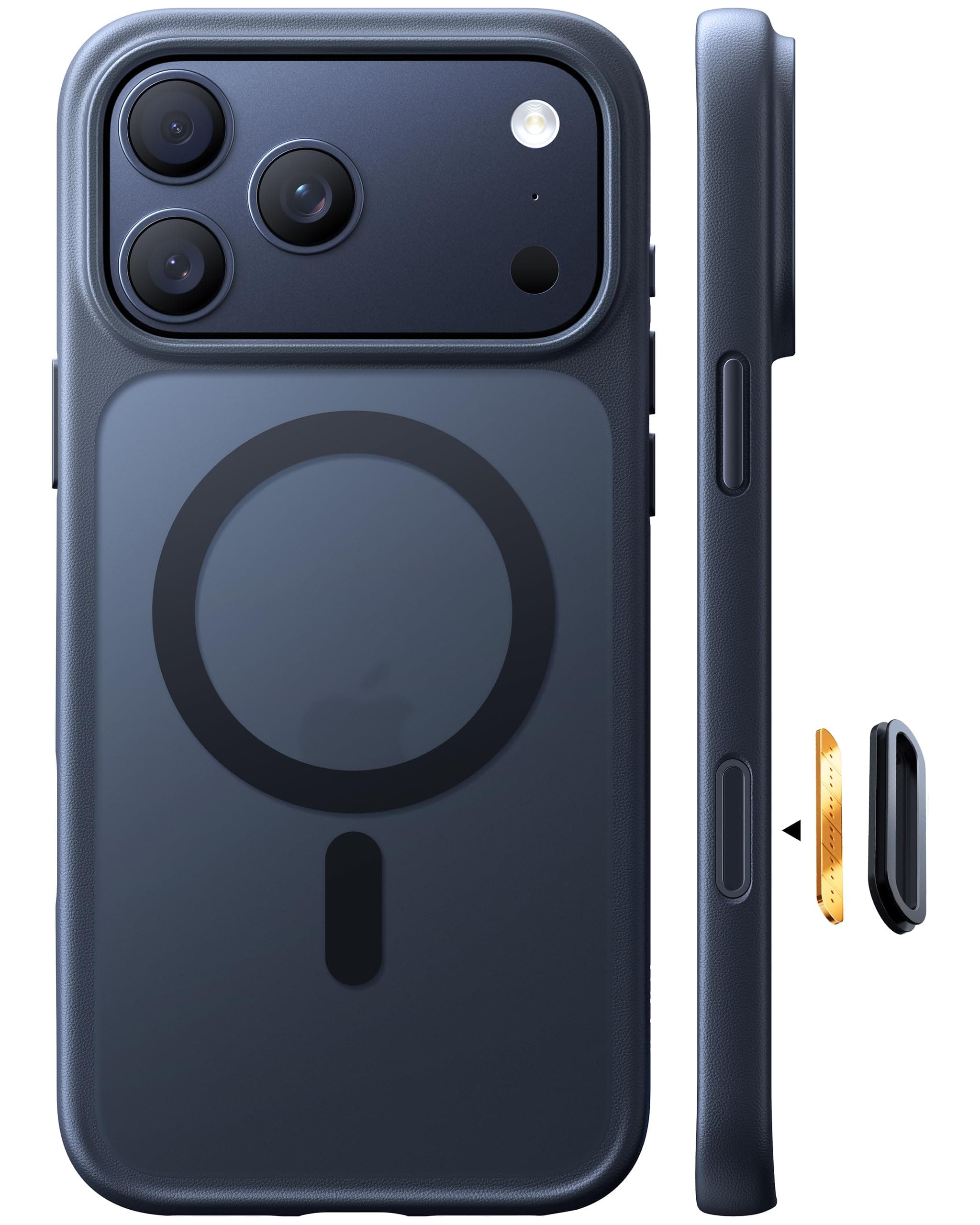 TORRAS Guardian-Mag für iPhone 17 Pro Hülle für MagSafe (Zertifizierte Militärschutz und Magnetkraft) Handyhülle iPhone 17 Pro Case Extrem Haltbarkeit Hülle Stoßfest Kratzfest Cover, Matt Schwarz