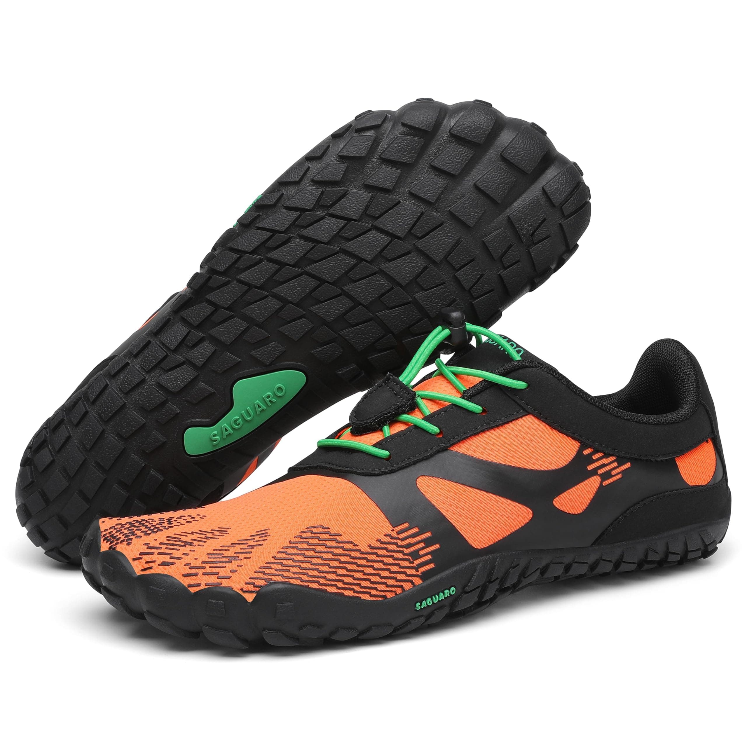 SAGUARO Unisex Barfußschuhe Leicht rutschfest Traillaufschuhe für Outdoor & Indoor