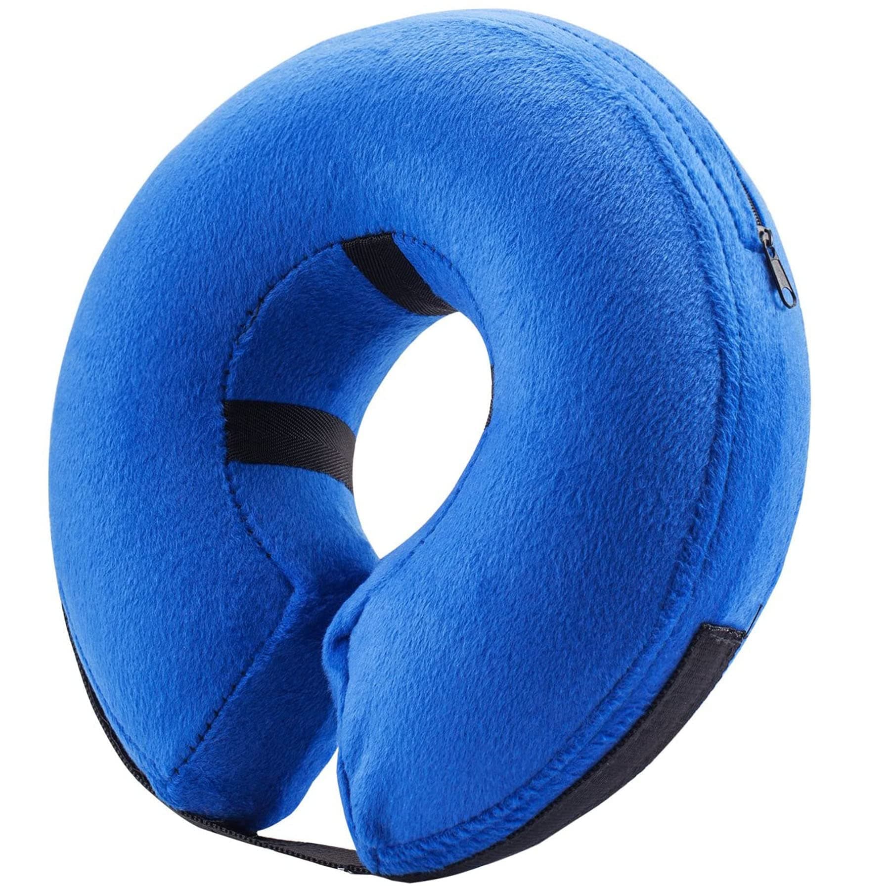 BENCMATE Collier Gonflable de Protection pour Chiens et Chats - Collier de Récupération Souple pour Chien de Compagnie ne Bloque Pas la Vision (Bleu, XL)