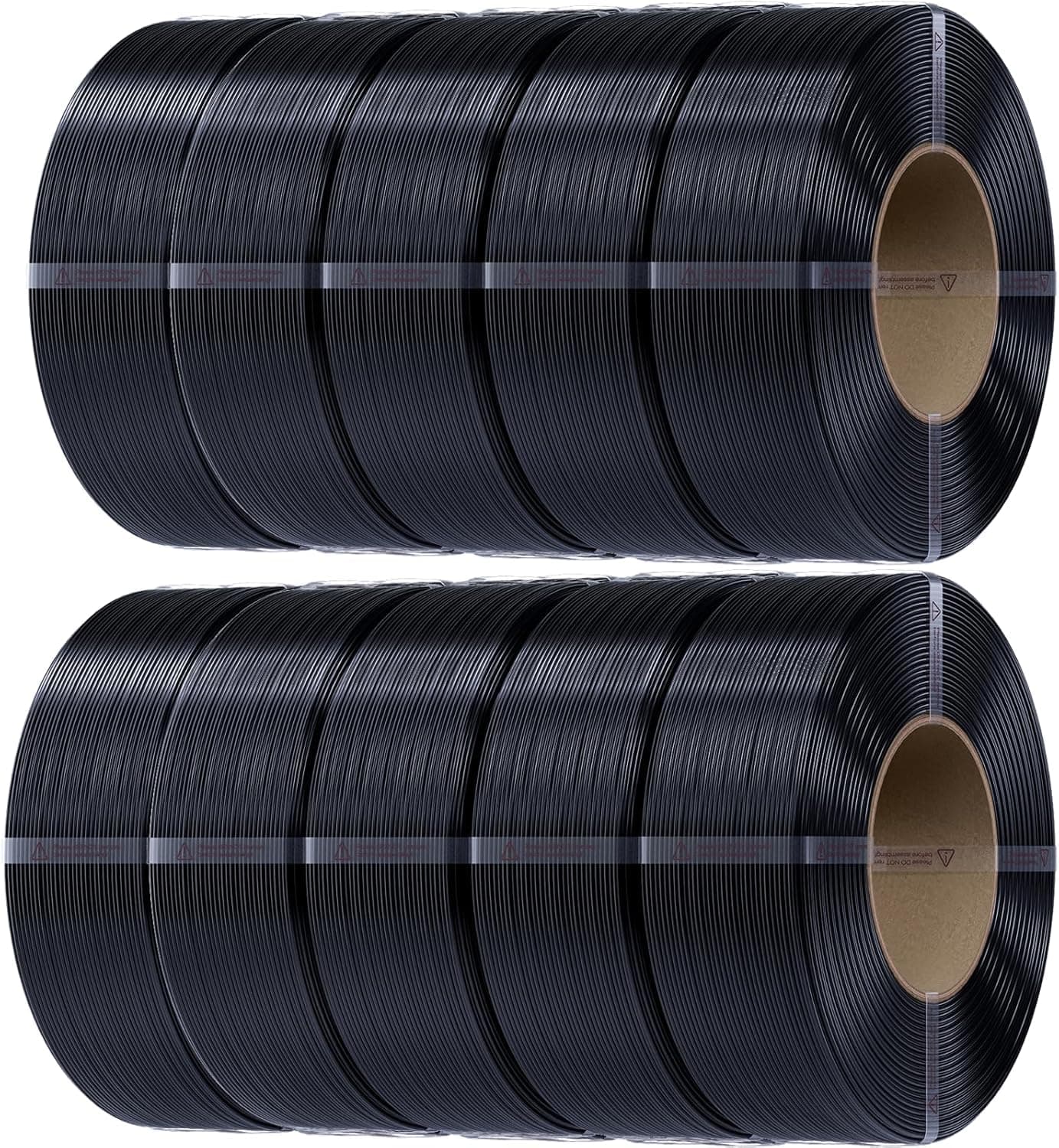 Creality Filamento de repuesto PETG de 1,75 mm, CR-PETG sin bobina de impresora 3D, precisión dimensional +/-0,02 mm, excelente estabilidad, 10 kg,negro
