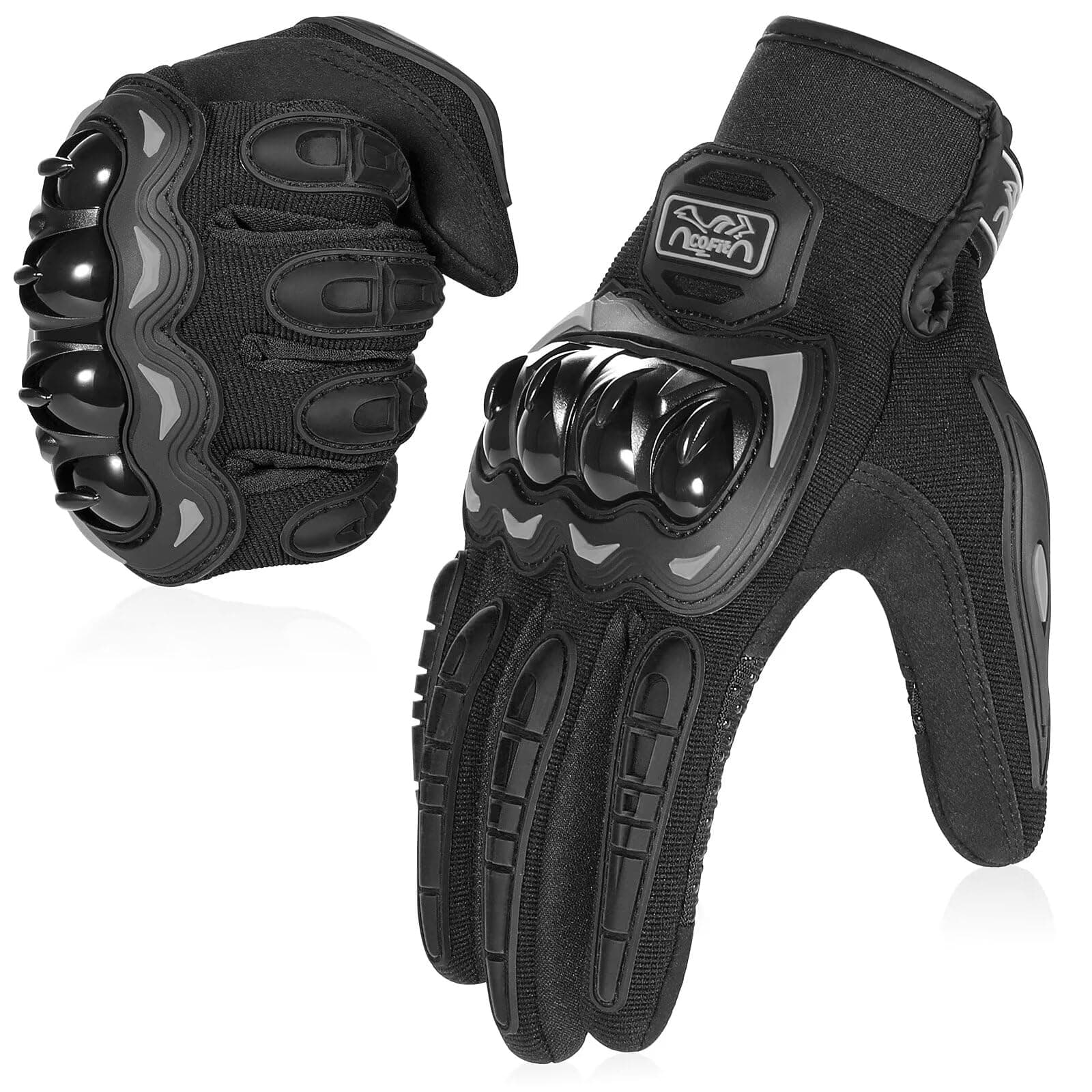 COFIT Guantes de Moto, Pantalla Táctil en los Dedos, Guantes de Moto de Carreras, para Bicicleta ATV BMX MTB, Escalada, Motocross y Otros Deportes al Aire Libre