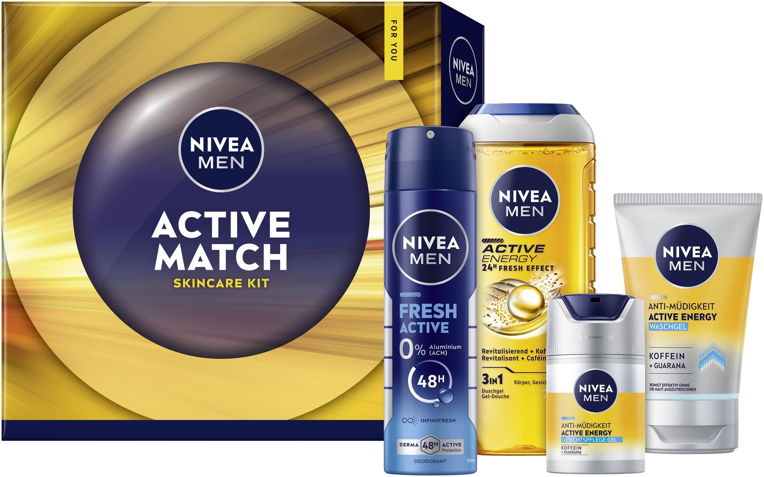 NIVEA MEN eCom Active Match Geschenkset 2025