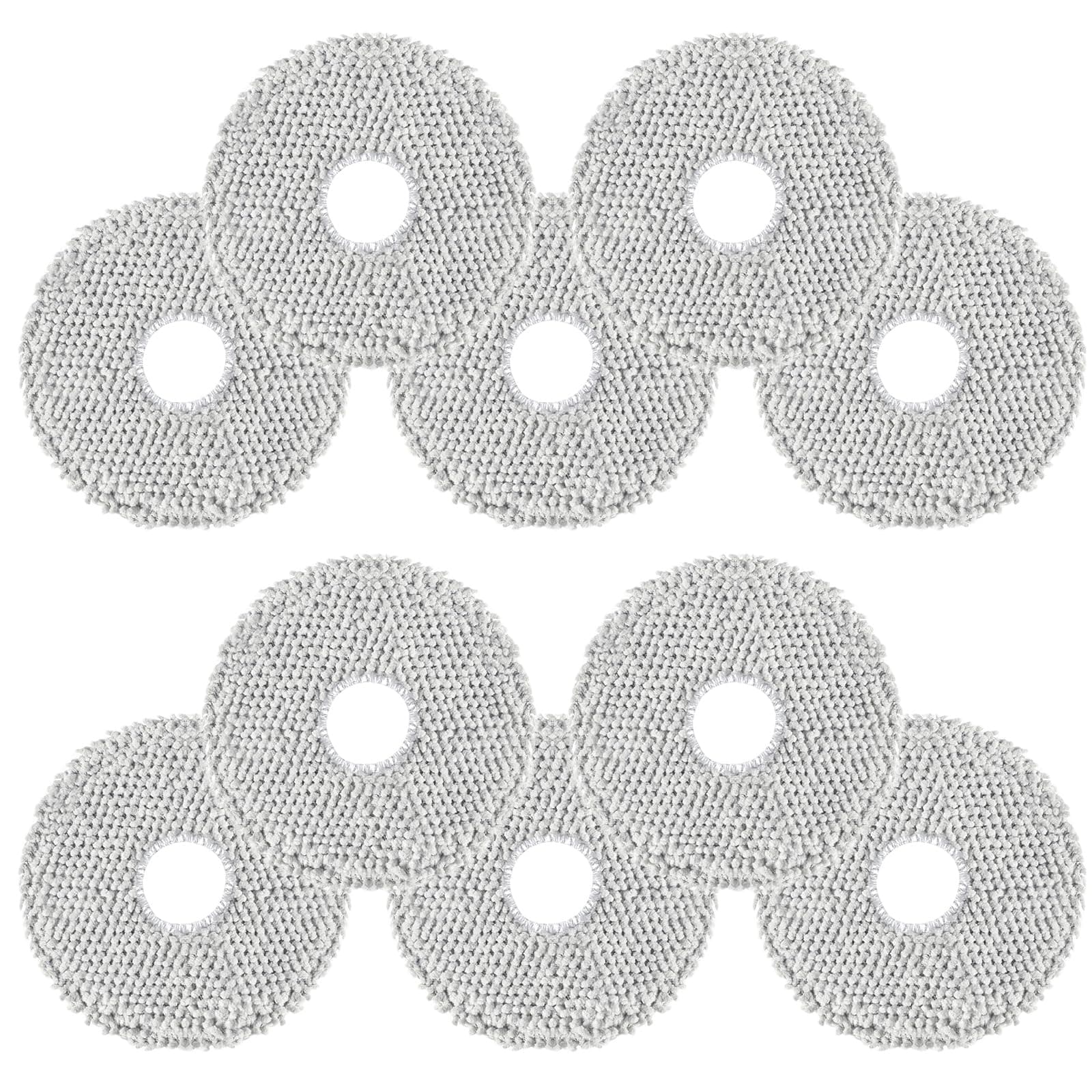 L10/L20/L40/X40/X50 Panni Mocio per Dreame X40 Ultra/X50 Ultra/L10s Ultra Gen 2/Gen 3/Mova E30/E40/P50/V50 Ultra/L10s Pro Ultra Heat/L40s Pro Ultra Microfibra Morbida Lavabile e Riutilizzabile Mop