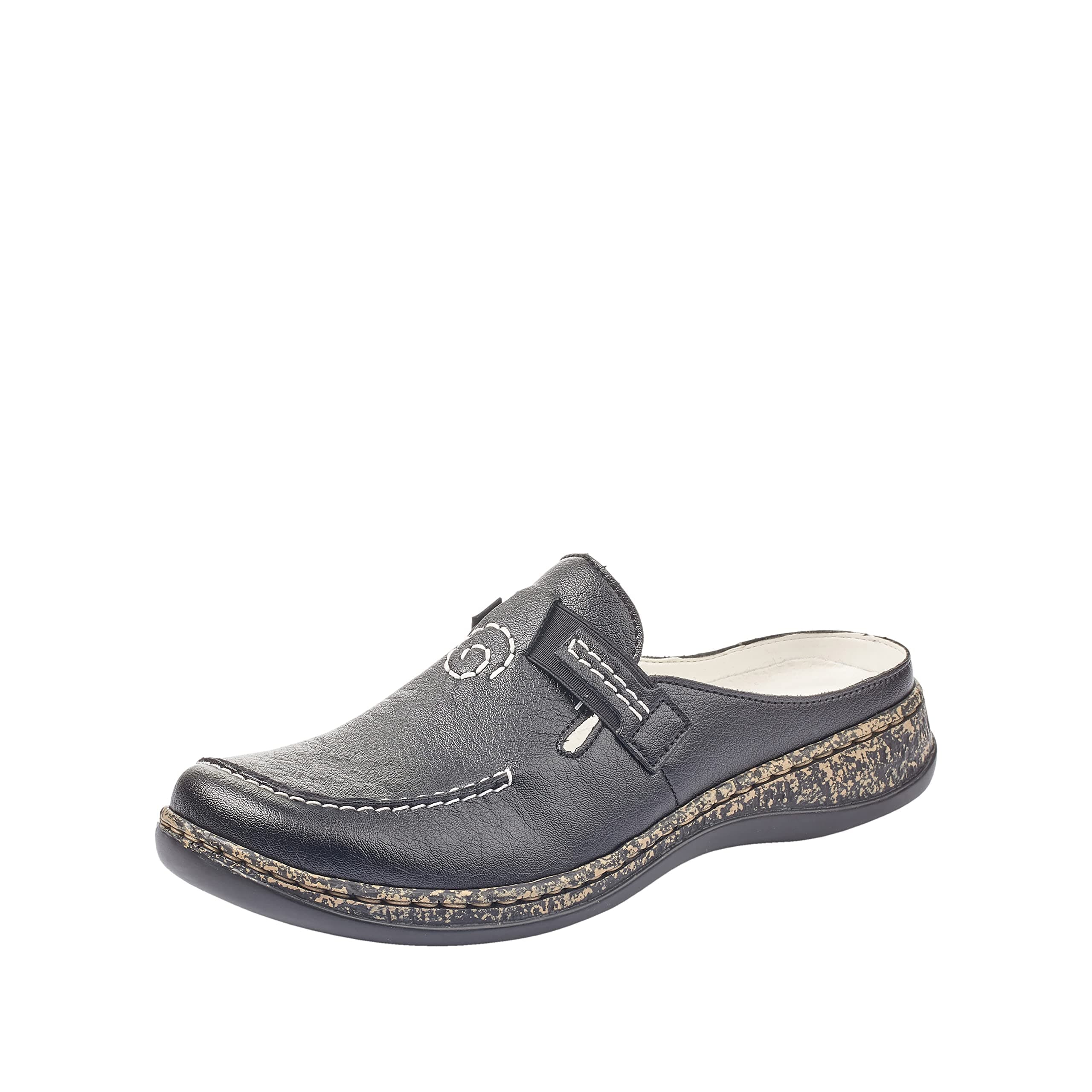 Rieker Dames 46393 klompen, zwart zwart 00, 39 EU