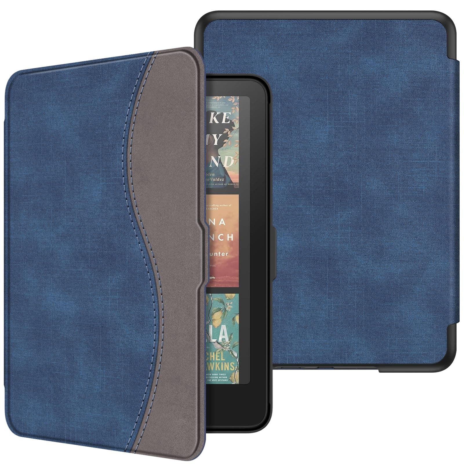 Fintie Hülle für 7" Kindle Paperwhite(12. Generation) - 2025/2024, Leichte Schutzhülle Case mit Auto Sleep/Wake für Kindle Colorsoft/Paperwhite Signature Edition, Denim Indigoblau