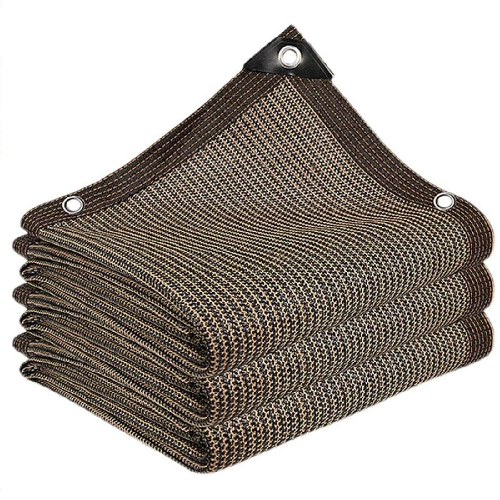 Filet D'ombrage Bache pour Pergola 3×8m Filet Anti Chaleur Extérieur Café avec œillets Taux d'ombrage de 85%, pour Serre Jardin Couverture Potager Terrasse