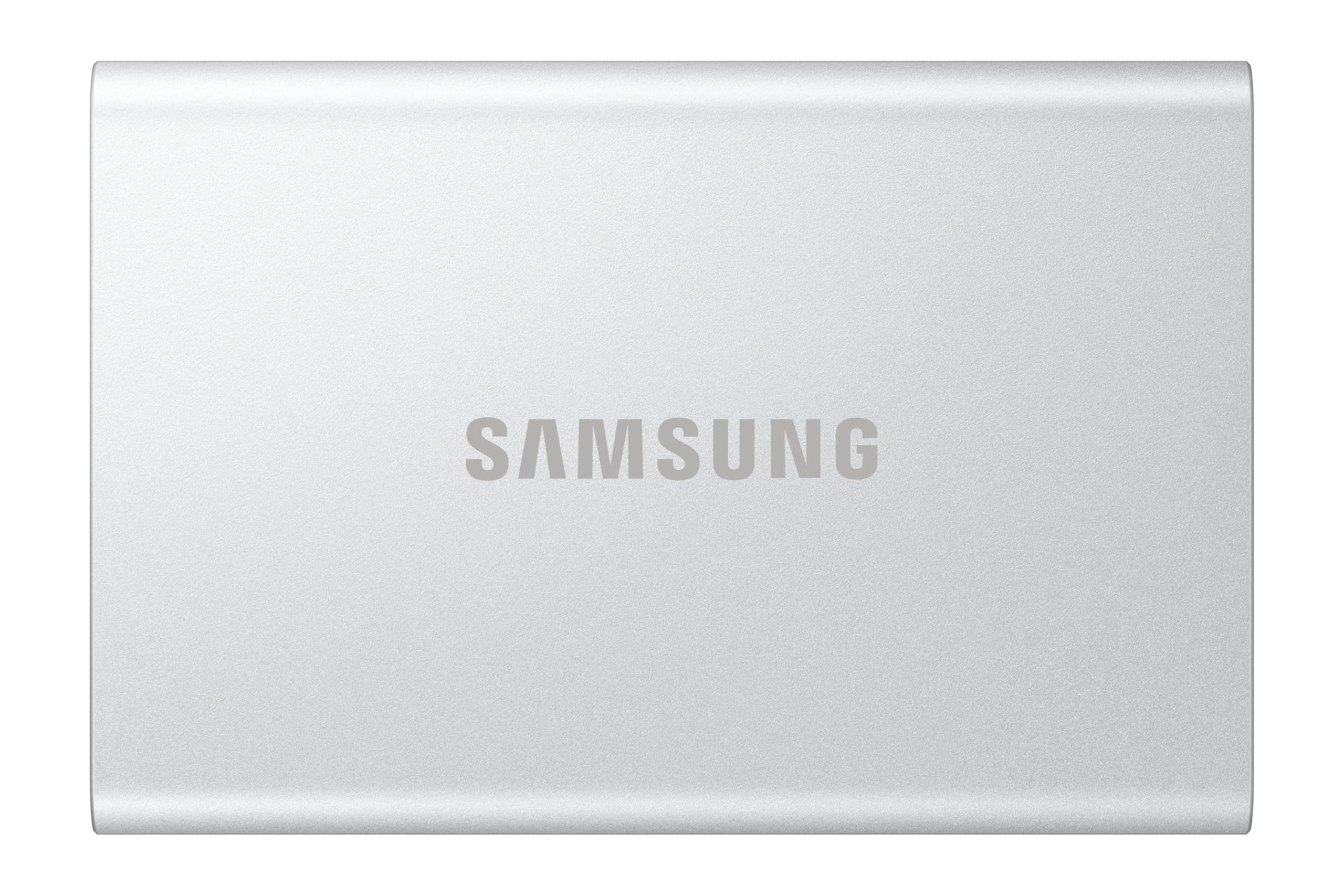Samsung Portable SSD T7 Resurrected 1 TB, Externe Festplatte, USB 3.2 Gen.2 Highspeed Speicher, Externe SSD für iPhone 17, Mac, PC, Android-Geräte & Gaming-Konsolen, Metallic-Silber, MU-PD1T0G/WW