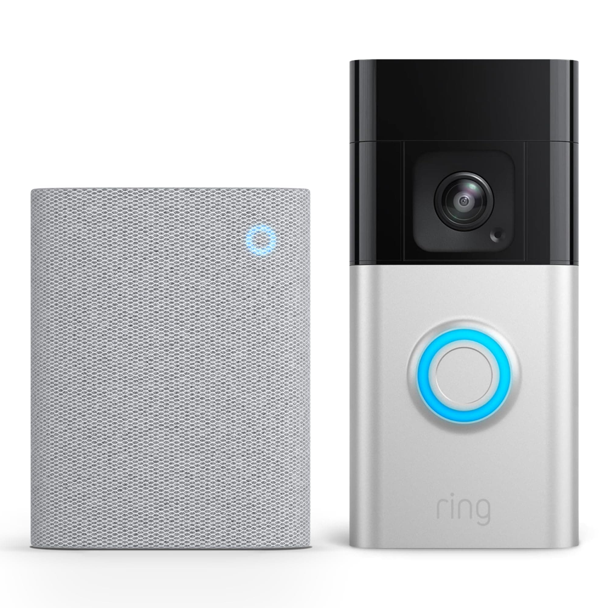 Ring Akku-Videotürklingel Pro (Battery Video Doorbell Pro) + Chime (3. Gen.) | Kabellose Videotürklingel-Kamera | Kopf-bis-Fuß-Aufnahme, 3D-Bewegungserfassung | 30 Tage Gratiszeitraum für Ring Home
