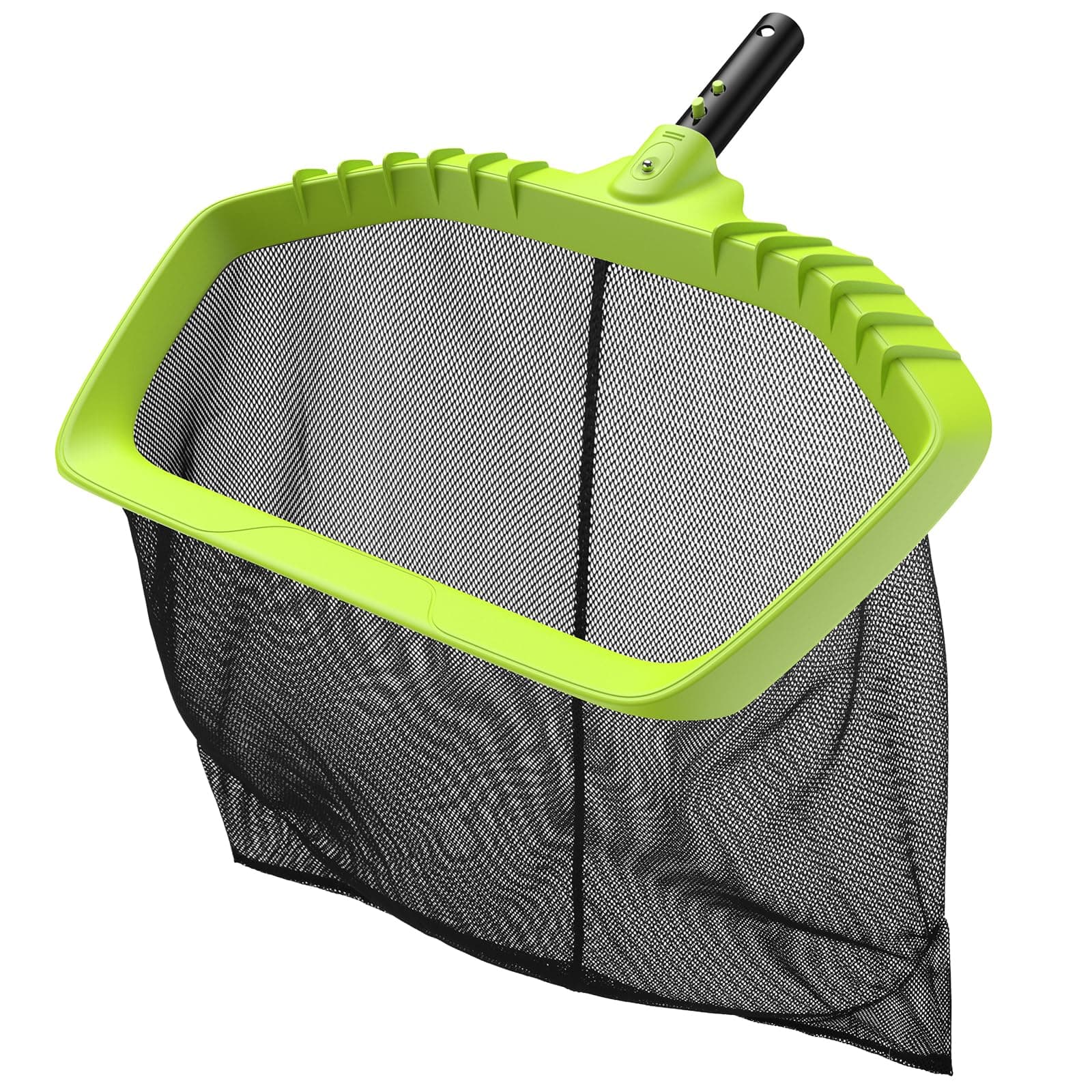 Sunnila Épuisettes de Surface, Filet de Fond Piscine Professional avec Grand Capacité, Ramassage des Feuilles de Surface sans Perche Épuisette Profonde pour Piscine, Étang, Spas, Parc Aquatique -Vert