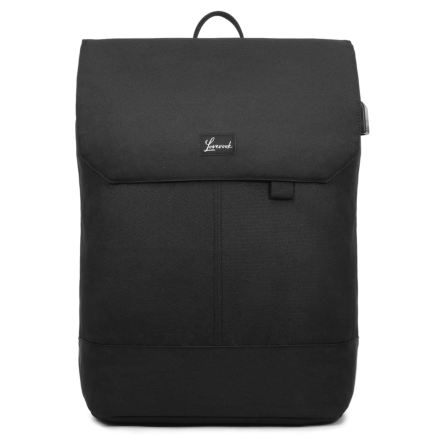LOVEVOOK Rucksack Damen, 17 Zoll Laptop Rucksack Schulrucksack Mädchen Teenager mit Laptopfach & Anti Diebstahl Daypack Elegant für Reisen, Uni, Schule u. Büro, Schwarz