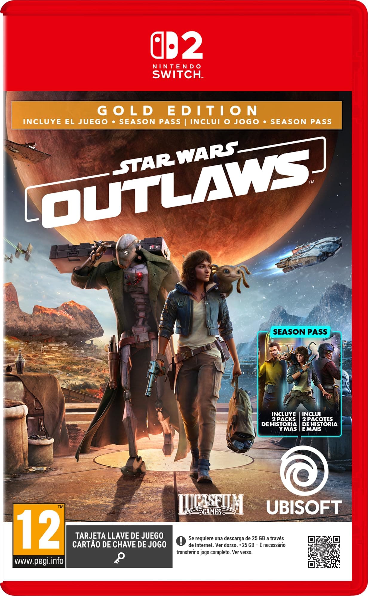 Star Wars Outlaws Gold Edition (Switch 2)