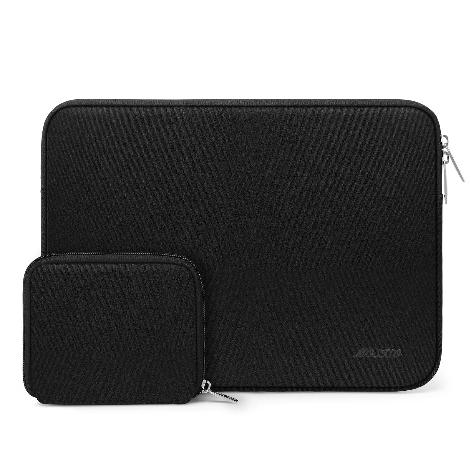 MOSISO Housse Ordinateur Portable 18,5 Pouces,Compatible avec ASUS Jeu Moniteur HP Dell Lenovo Notebook Ordinateur,18-18,5 Pouces Laptop Sleeve Néoprène Sac avec Petite Pochette,Noir