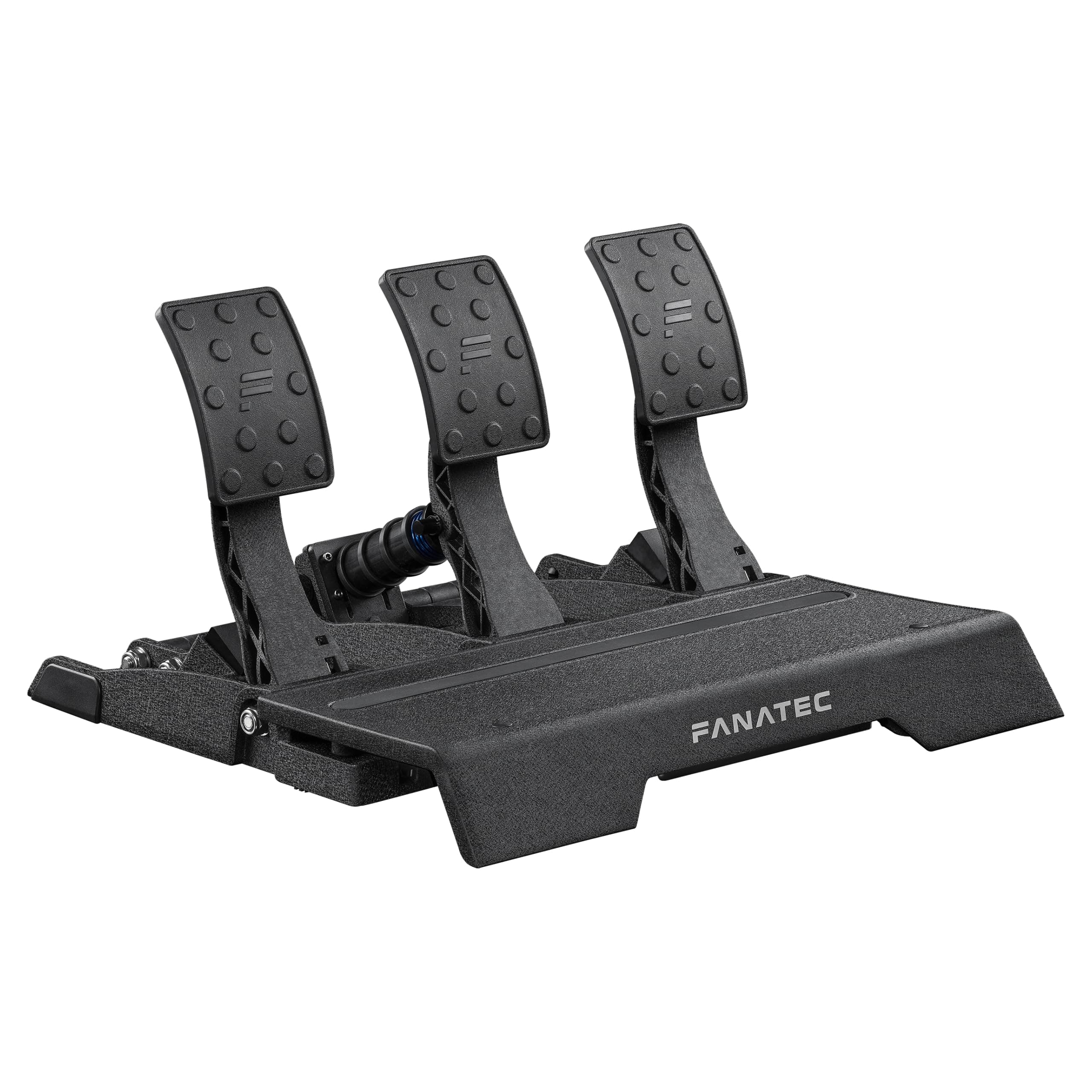 Fanatec Sim Racing CSL Elite Pedals V2 – Juego de 3 Pedales Sim Racing (Embrague, Freno, Acelerador), Sistema de Freno con Célula de Carga de Doble Etapa, Sensores de Efecto Hall – PC, PS5, PS4