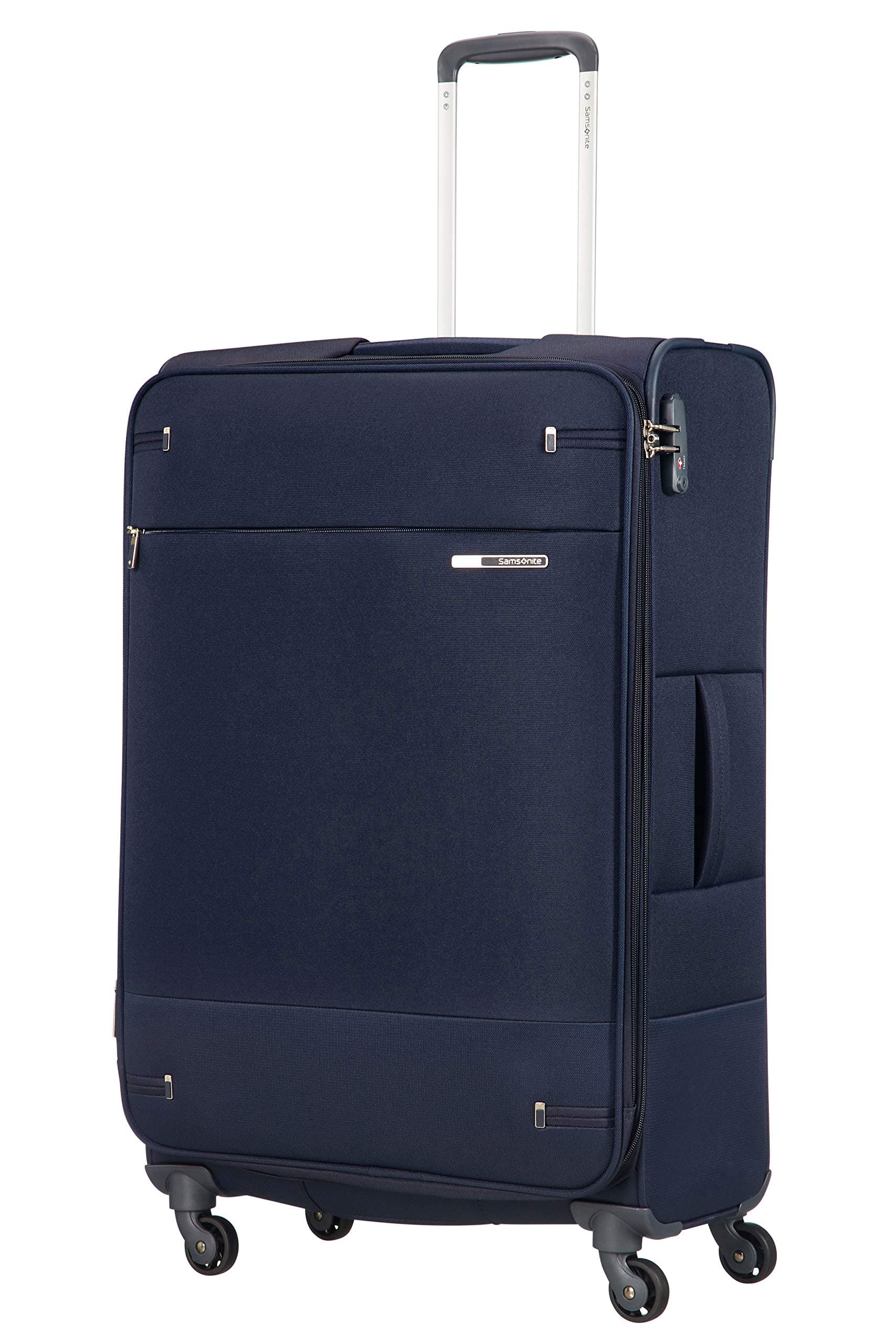 Samsonite Base Boost, Maleta Blanda de 78 cm de tamaño, maletín con 4 Ruedas, candado TSA, Ligera y Ampliable, 105 L, Azul (Navy Blue)